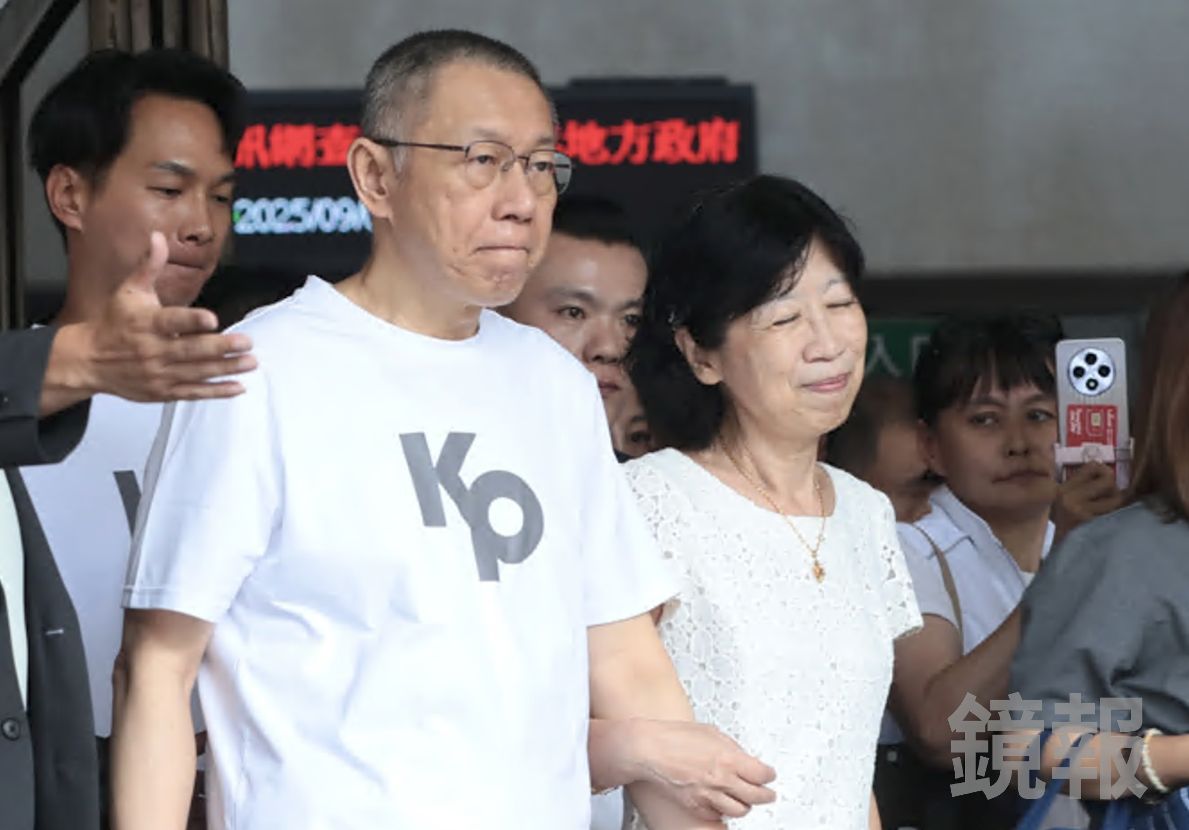柯文哲7千萬交保,北檢尊重裁定不抗告。(鏡報林煒凱攝)