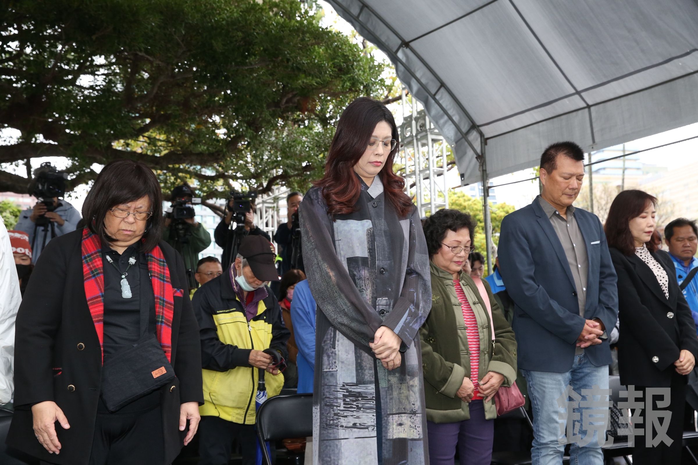 鄭麗文今到台北二二八和平紀念公園參加紀念活動，致詞時稱當年事變主因為殖民者、統治者濫用國家暴力。（鏡報董孟航）