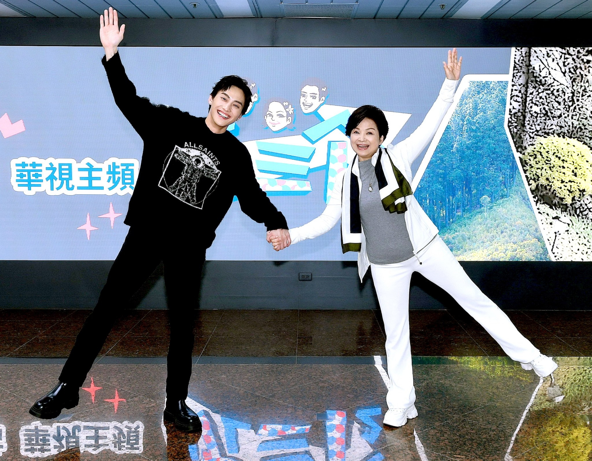 《阮三个》將在華視播出，范少勳、楊貴媚今出席媒體餐會。（華視提供）