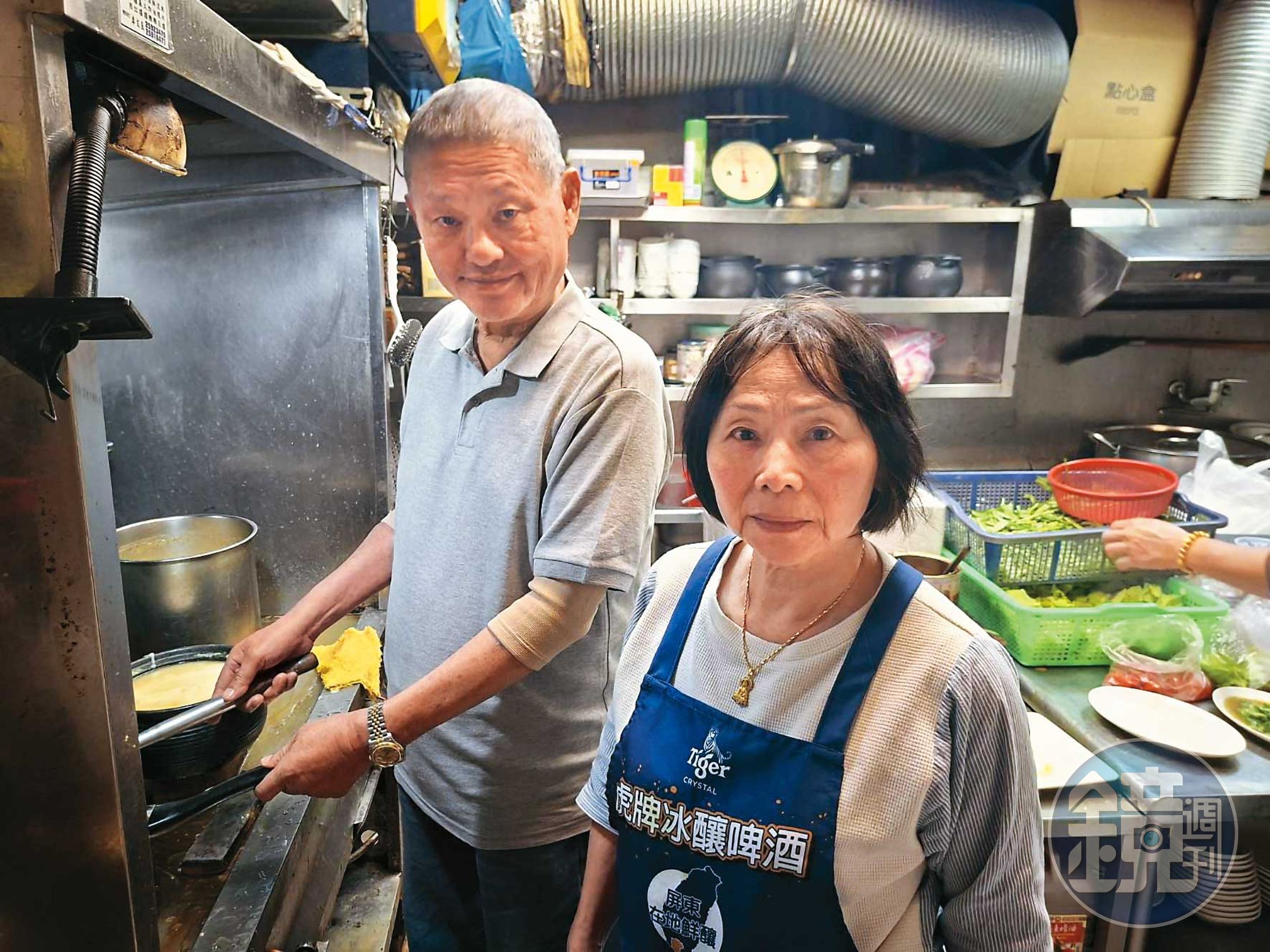 金春發開枝散葉，三子陳義誠（左）主掌承德路分店，三媳陳蔡杏枝（右）曾因狀告兒子登上新聞。