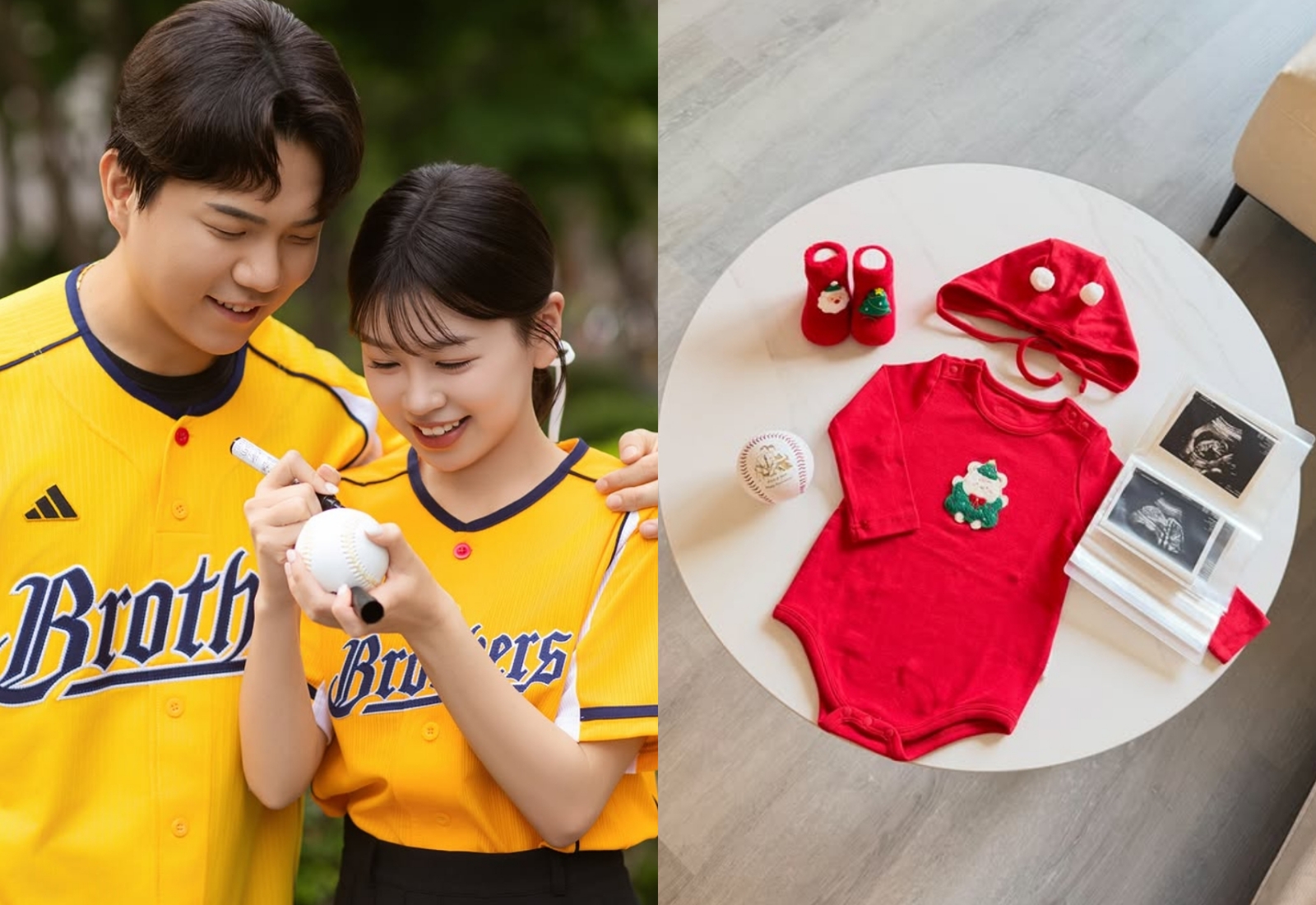 江坤宇和老婆韓韓開心宣布今年家裡多了新成員。(翻攝自韓韓Instagram)