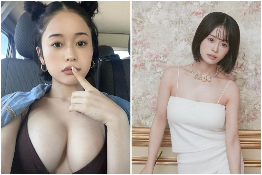 被商SOD封為「百年一遇新星」的25歲超人氣AV女優MINAMO近日無預警宣布引退。(翻攝自MINAMO@X)