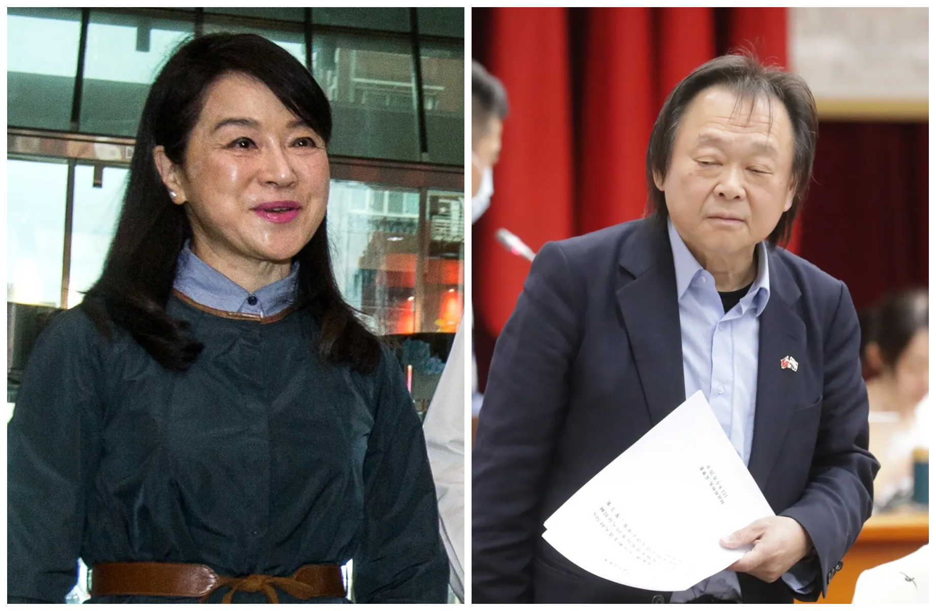 王世堅（右圖）不滿遭指叛黨，正式對周玉寇（左圖）提告。（本刊資料照）