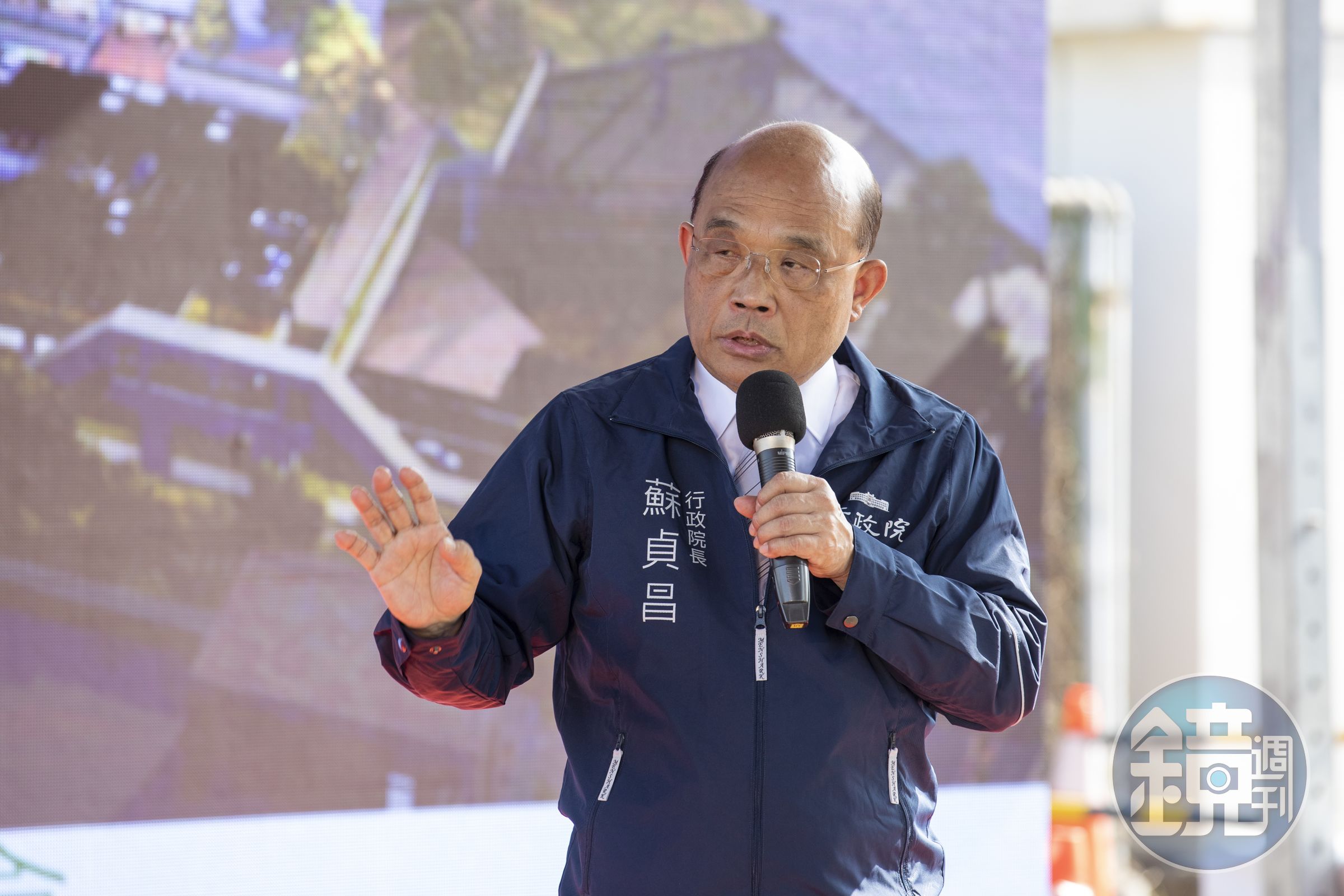 鍾佳濱服務處同仁遭虎頭蜂圍攻身亡,蘇貞昌發文悼念。(本刊資料照)