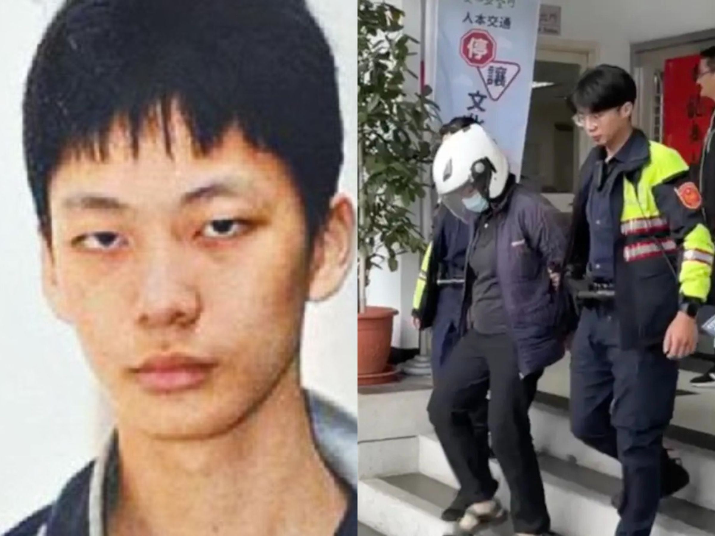鄭捷（圖左）在捷運隨機殺人釀4死24傷，遭判死刑槍決；王女（圖右）去年在新埔站攻擊高中生，一審被判4年半。（翻攝自維基百科／翻攝畫面）