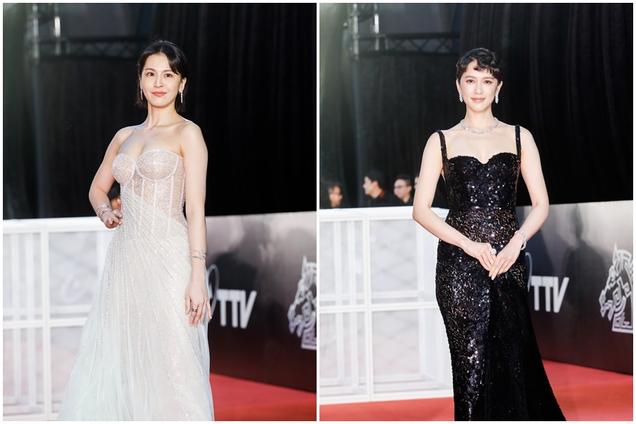 金馬紅毯，曾沛慈與劉奕兒兩位同場角逐最佳女配角的女星，都獻上最大的誠意給金馬紅毯，兩人鬥戲之前在紅毯先搶「第一美胸」。