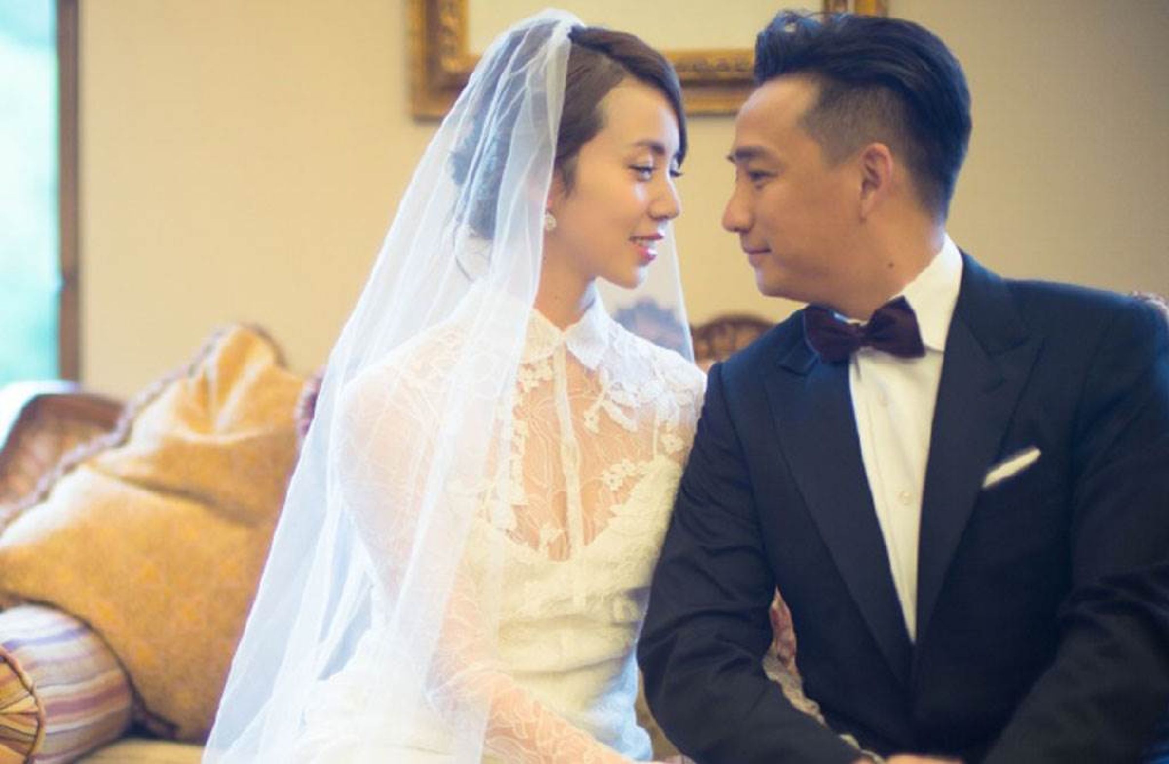 黃磊相愛20年後才辦婚禮拍婚紗。(翻攝自黃磊微博)