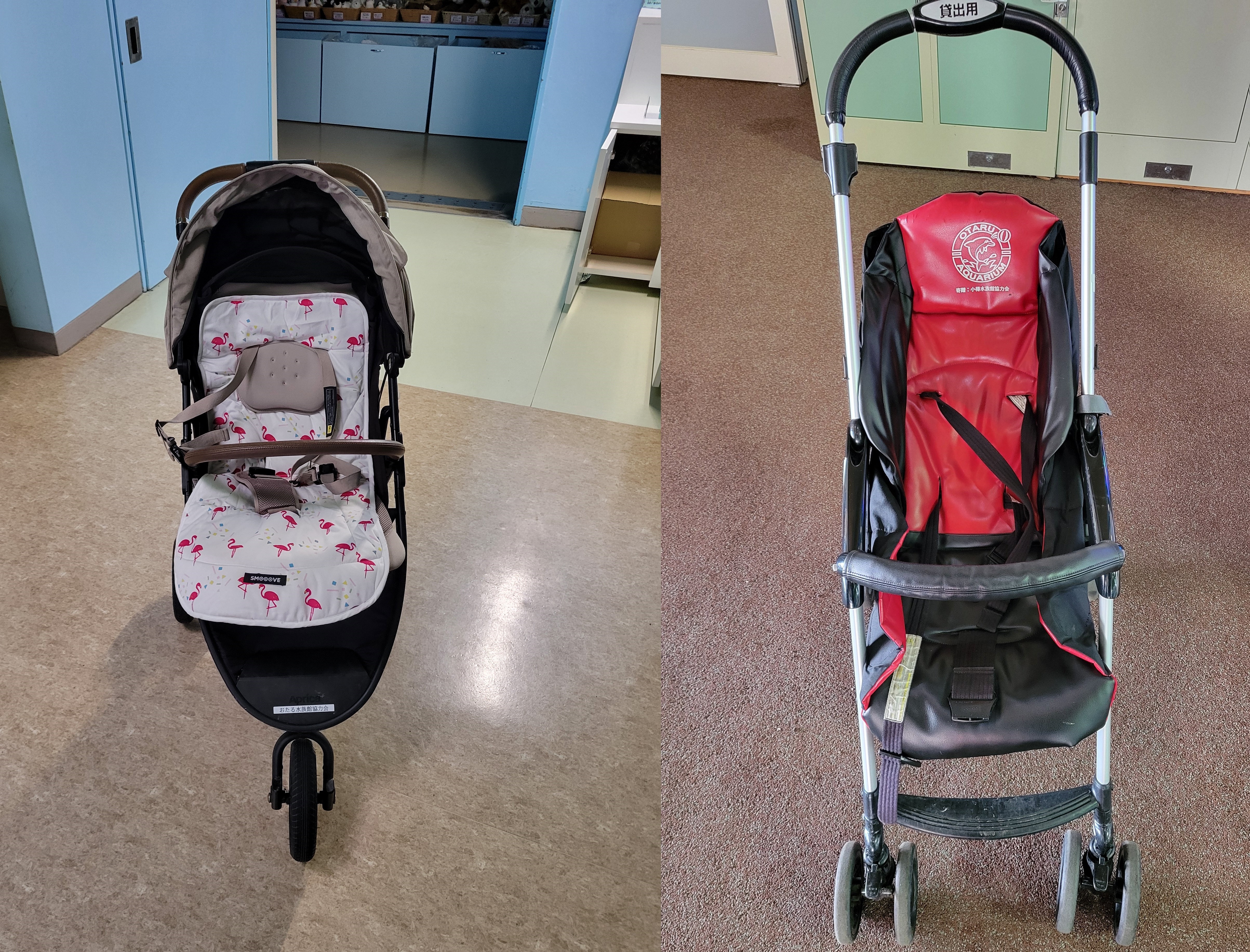 小樽水族館痛心呼籲，遊客應該將免費出借的嬰兒車歸還。（翻攝自X@otaruaquarium）