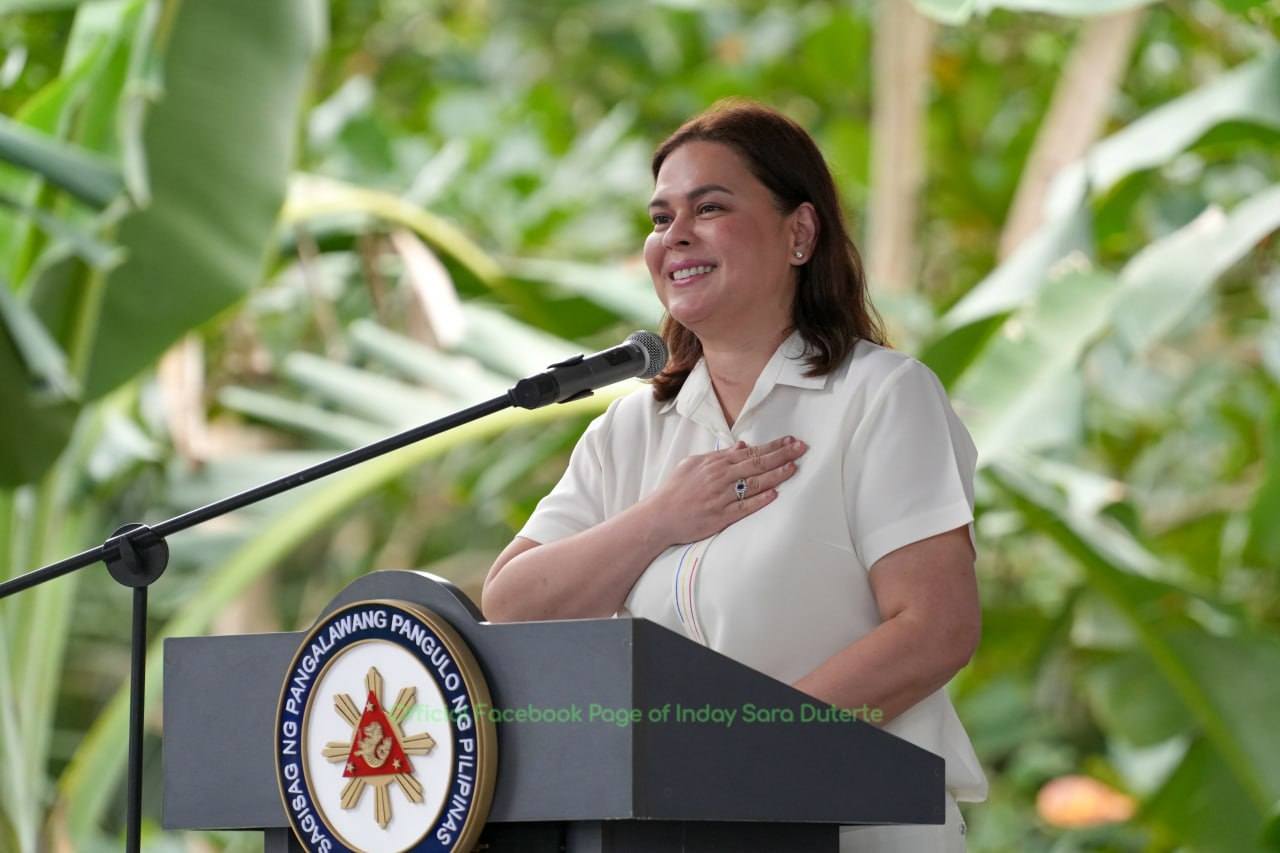 菲律賓副總統薩拉.杜特蒂再度遭民間團體提出彈劾。(翻攝薩拉臉書)
