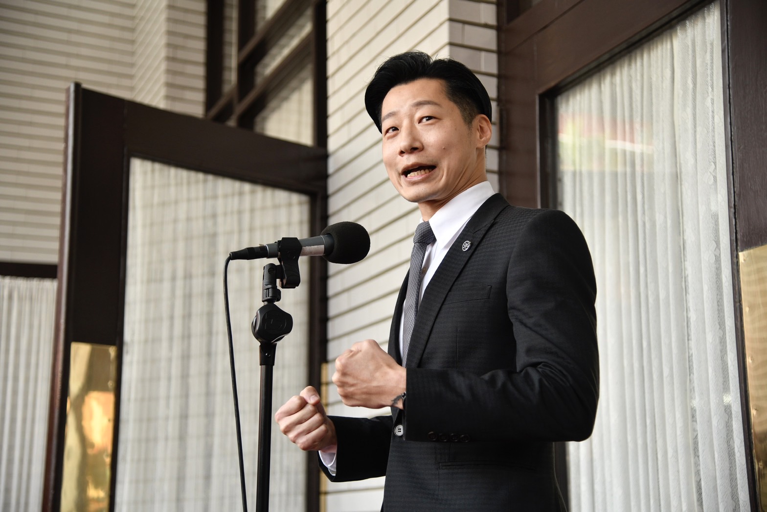 林昶佐今進一步說明加入民進黨的原因，主要和服貿議題再起有關。（本刊資料照）