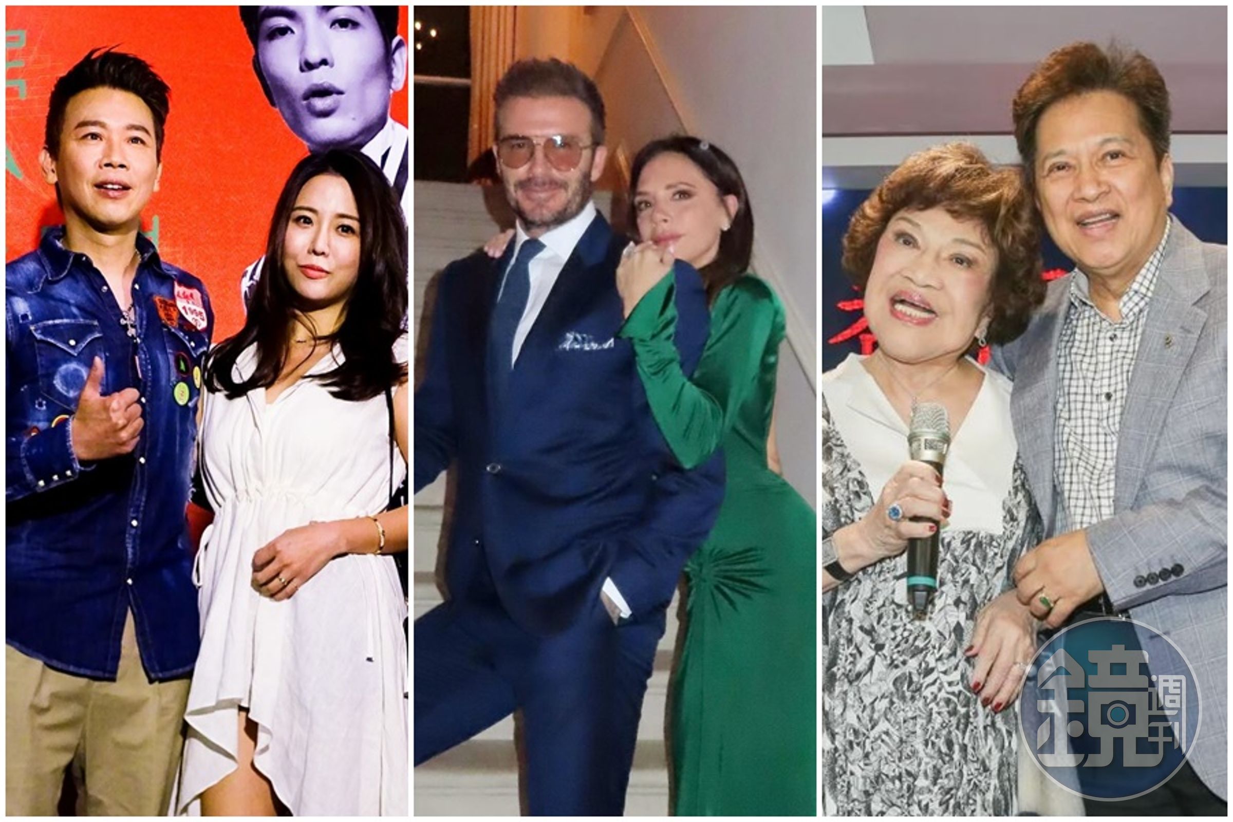 也有演藝圈夫妻如同王陽明、蔡詩芸一般挺過婚變危機,越愛越濃。