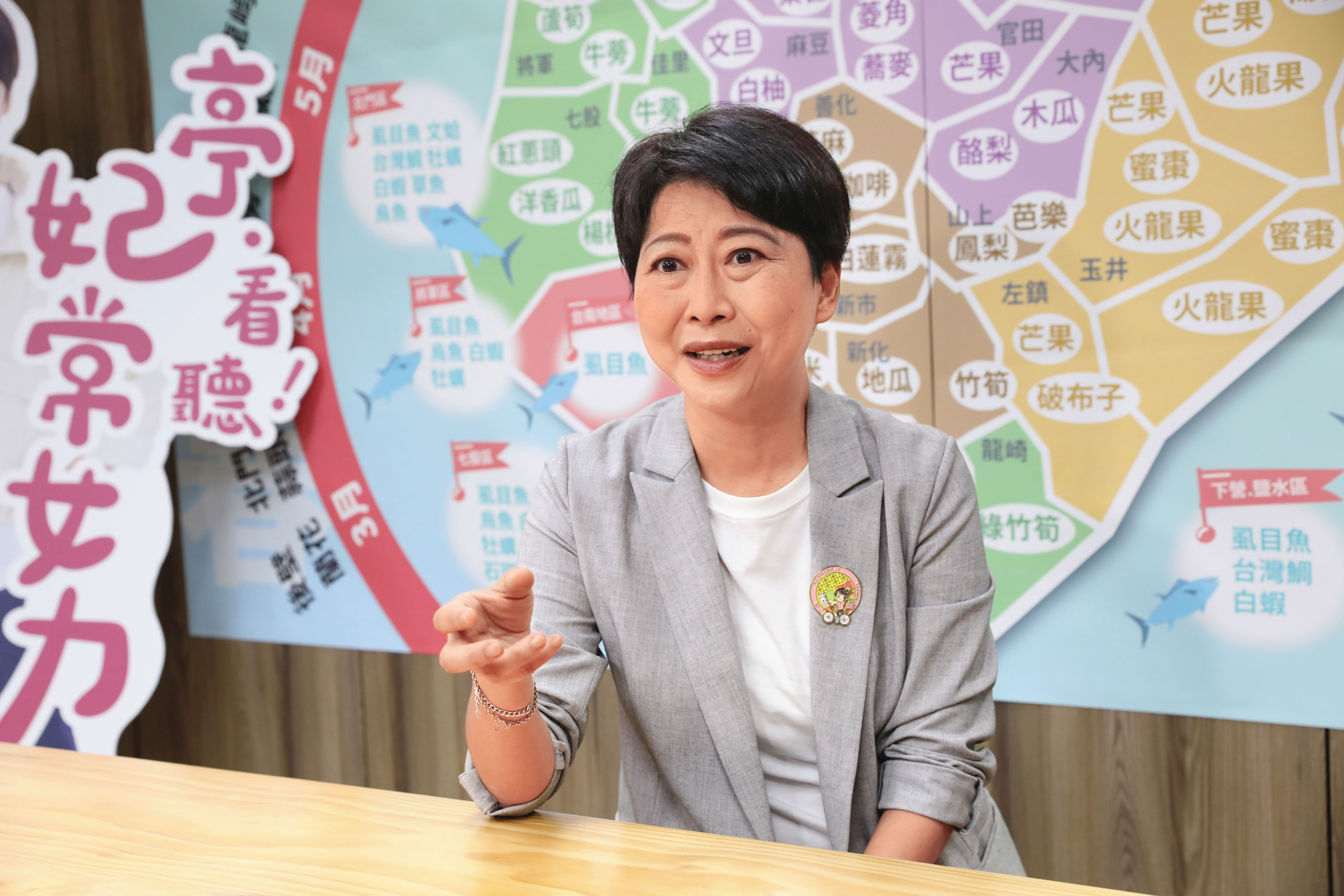 陳亭妃深耕台南28年,年底將挑戰成為台南第一女市長。