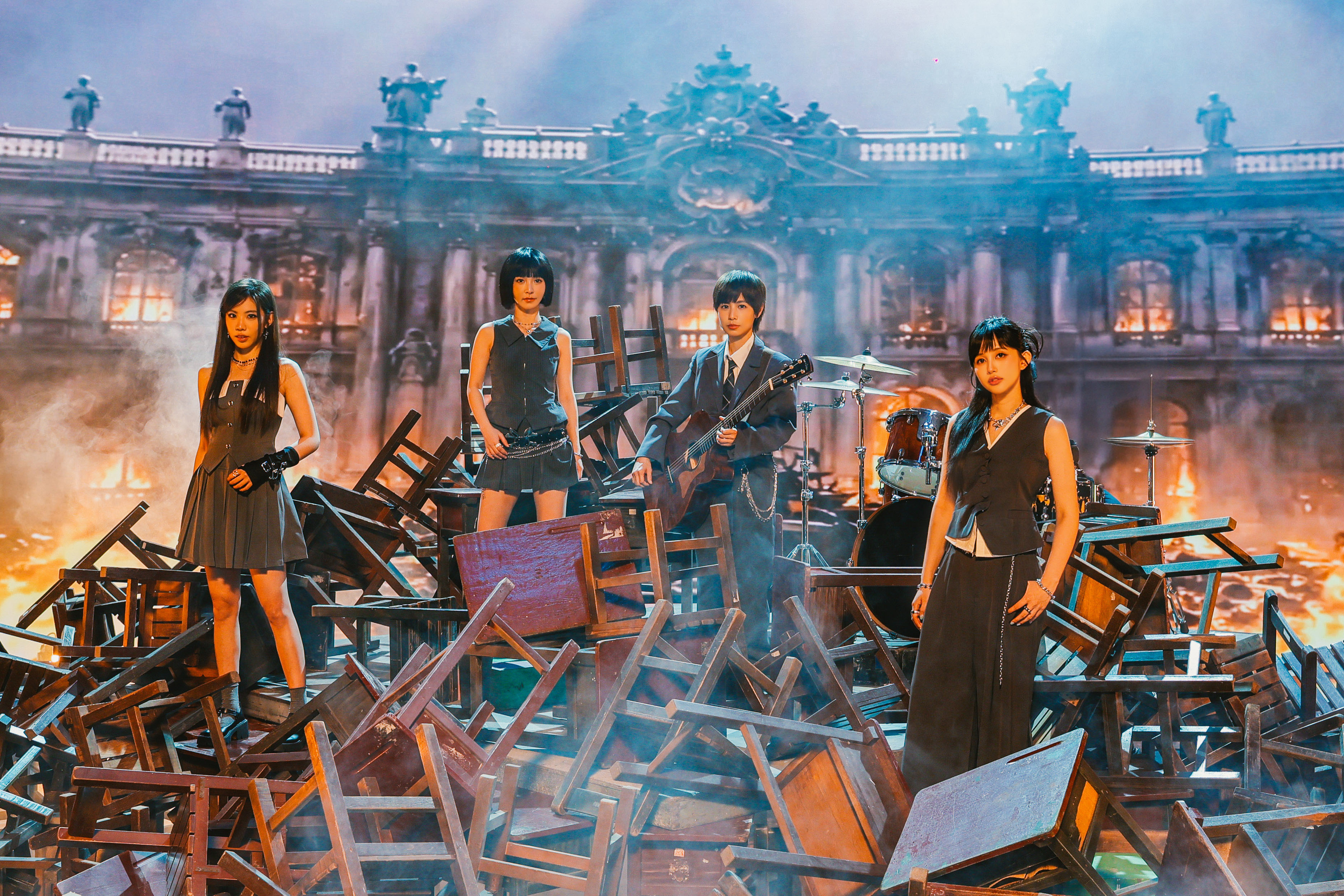 怪星 BOOM!為Netflix驚悚影集《聰明鎮》量身打造同名宣傳曲〈聰明鎮〉,跨足影視音樂創作展現全新面貌。(相映音樂提供)