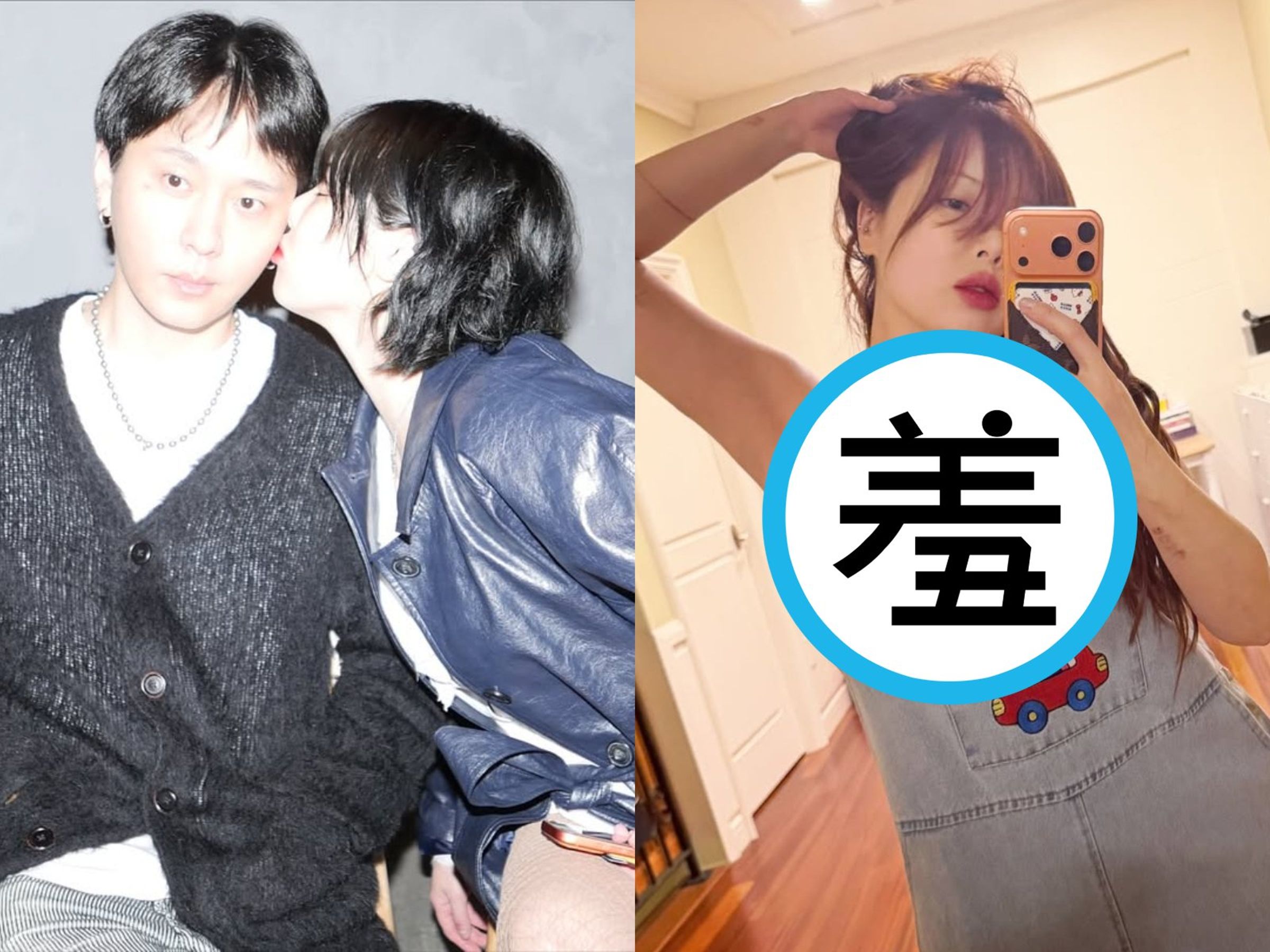 面對「二度懷孕」的傳聞,泫雅曬出對鏡辣照、與老公的甜蜜合照回擊。(翻攝泫雅IG)