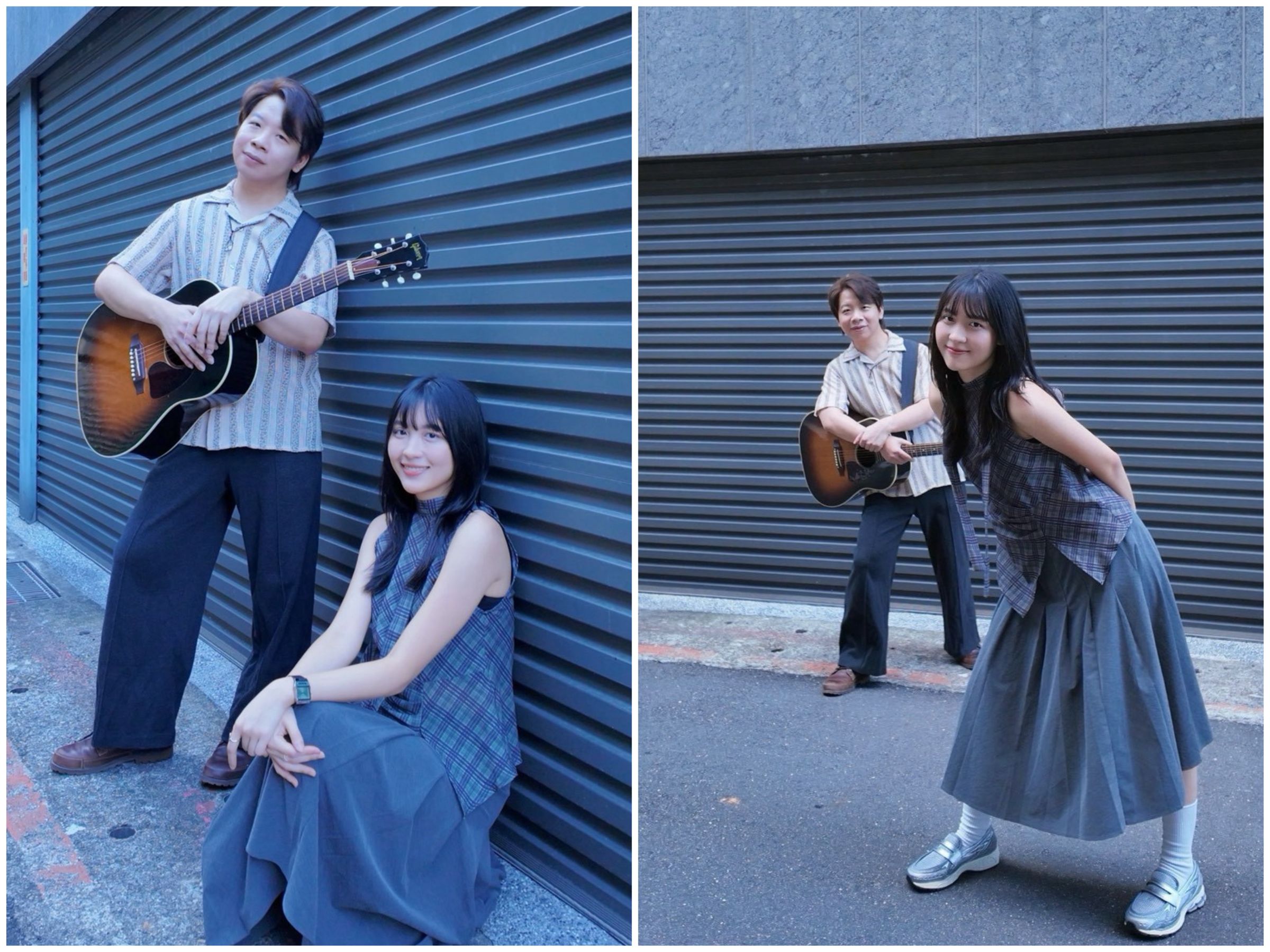 「好樂團」吉他手子慶以個人名義與楊宜蓉Wooly合作。(圖/Soundscape提供)