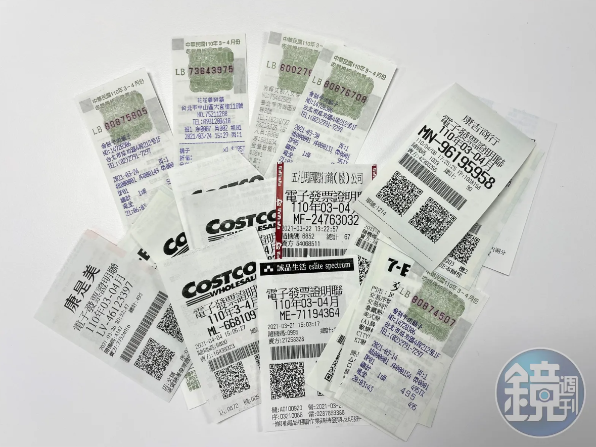 財政部公布2023年11、12月統一發票中獎清冊。（示意圖，本刊資料照）