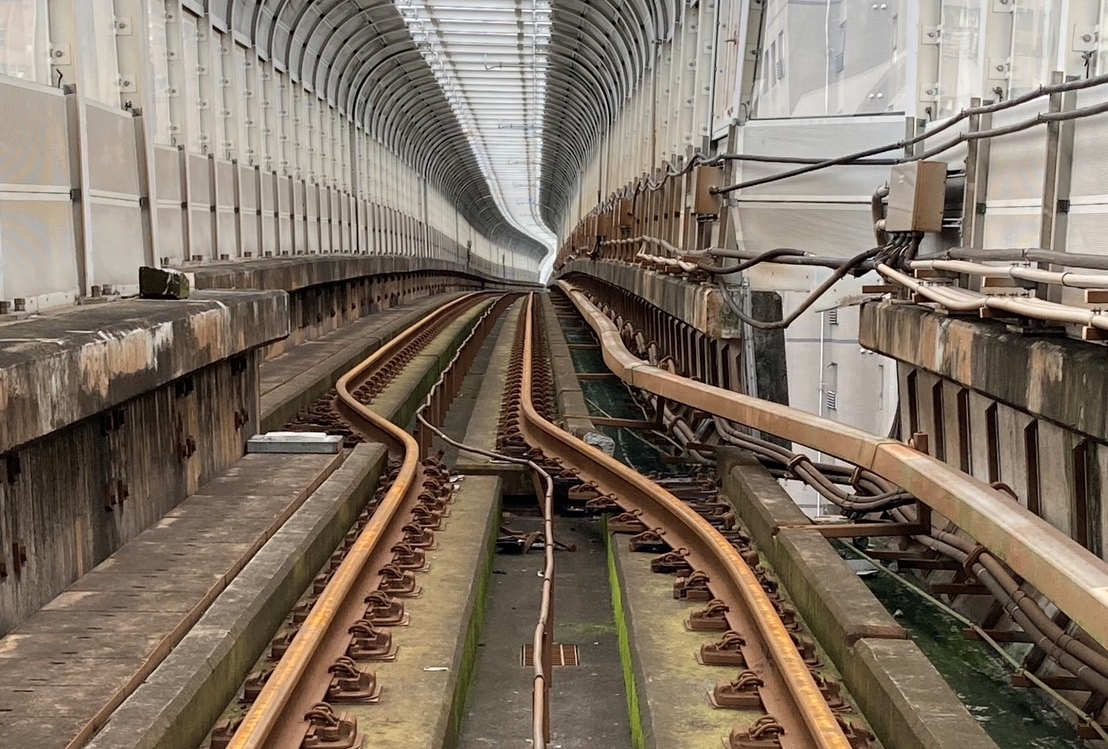 新北捷運局說明，環狀線修復工期縮短，計畫年底可復駛。（新北市捷運局提供）