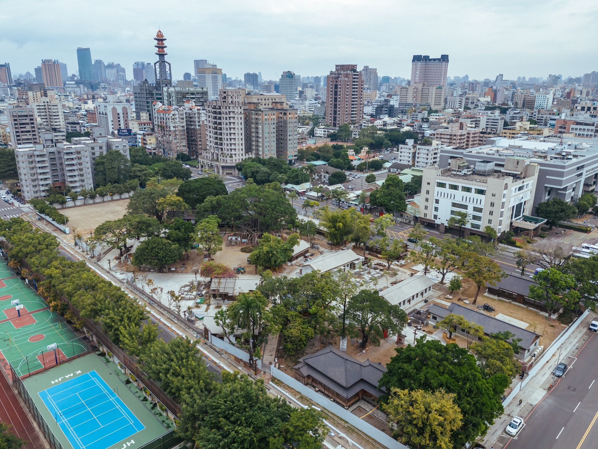 國漫館東側園區現況。(文化部提供)