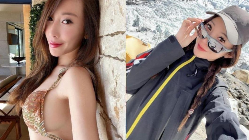 被封為「登山女神」的曾格爾先前被本刊爆料不倫已婚富商，讓元配氣得告上法院，今年10月士林地院判賠30萬。（翻攝自曾格爾臉書）