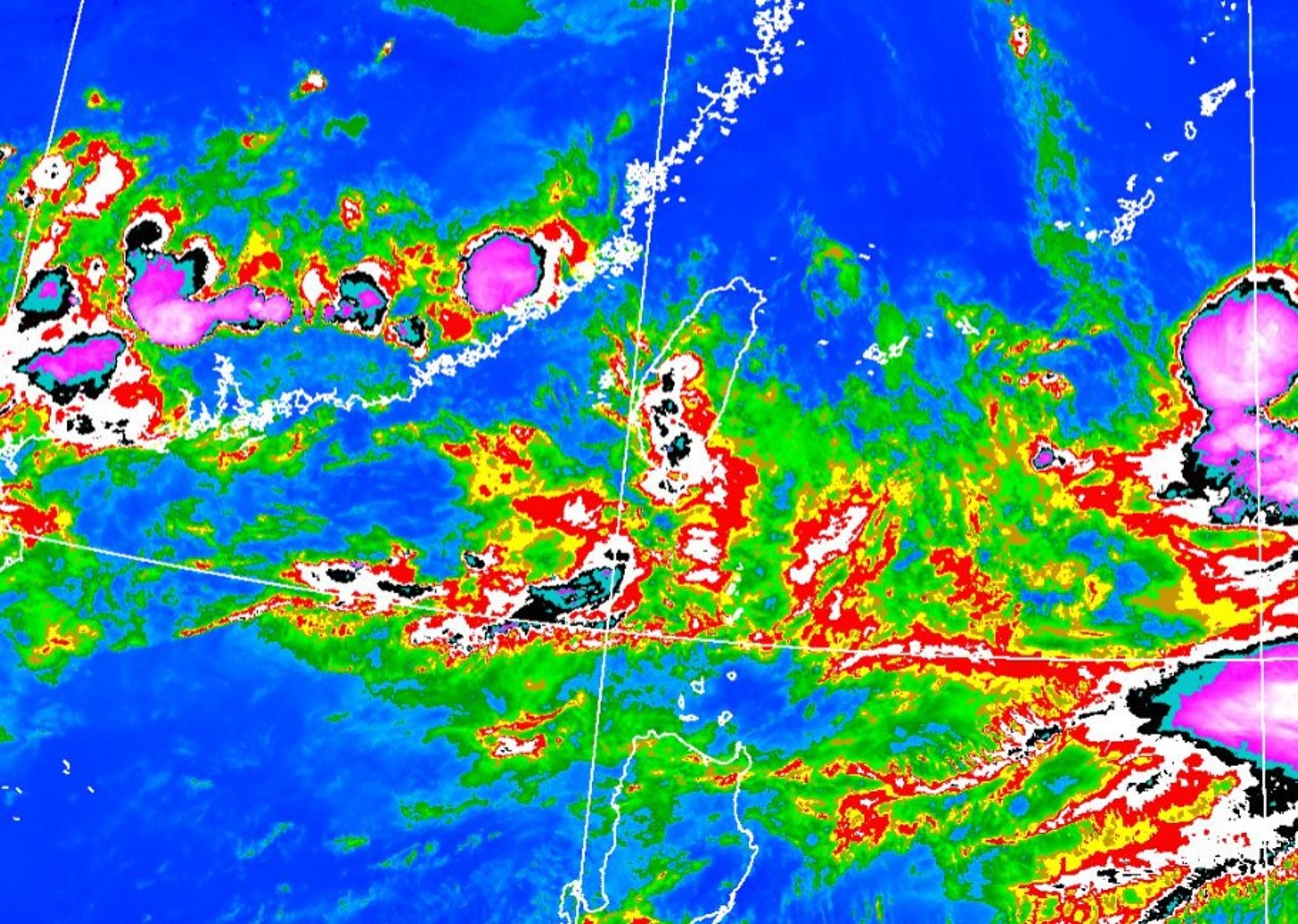 中央氣象署持續針對「114年0728西南氣流豪雨事件」發布大規模或劇烈豪雨。(翻攝自中央氣象署官網)