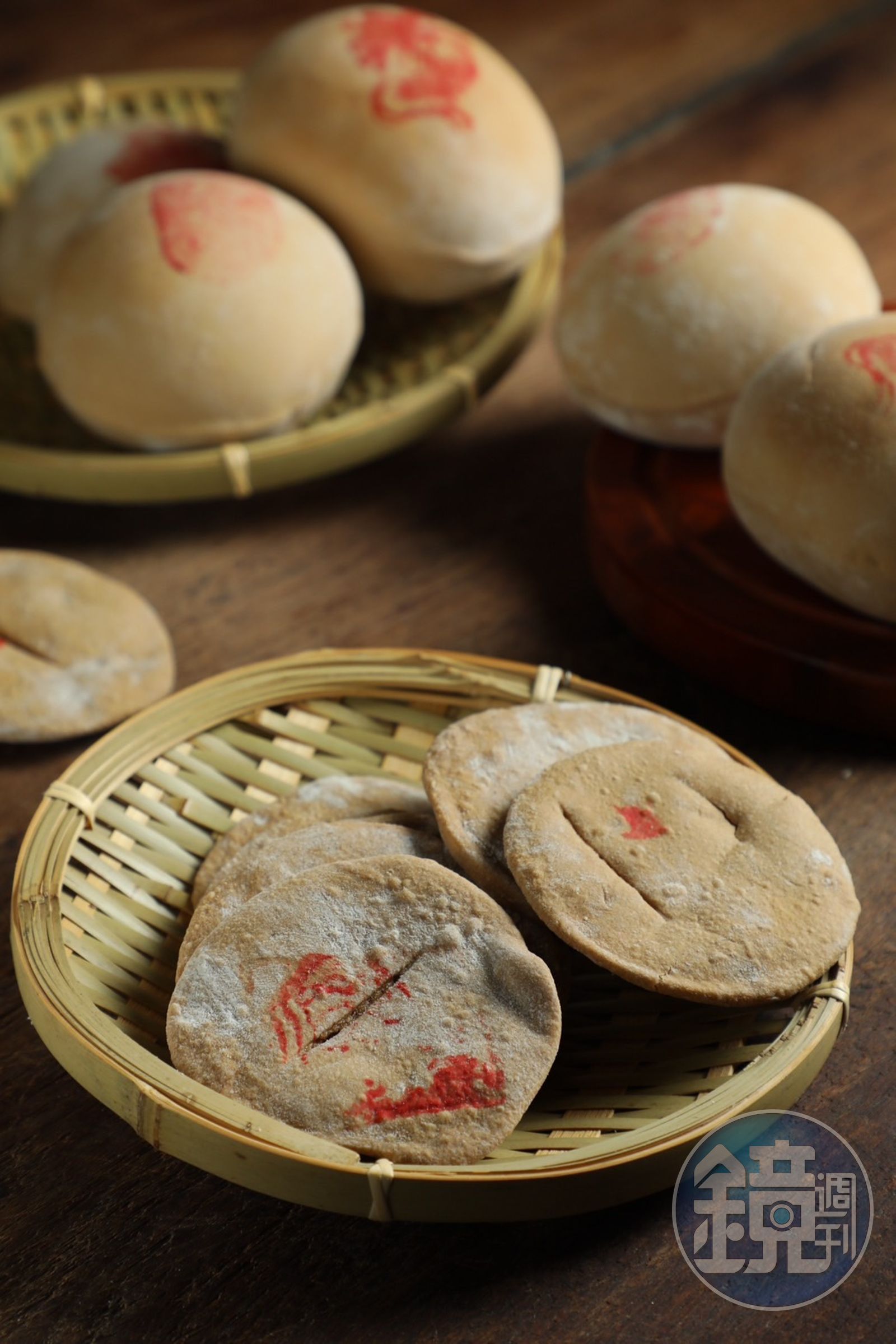 如同薄皮版椪餅的「白陽餅」,有黑糖和蜂蜜兩種口味。(60元/包)