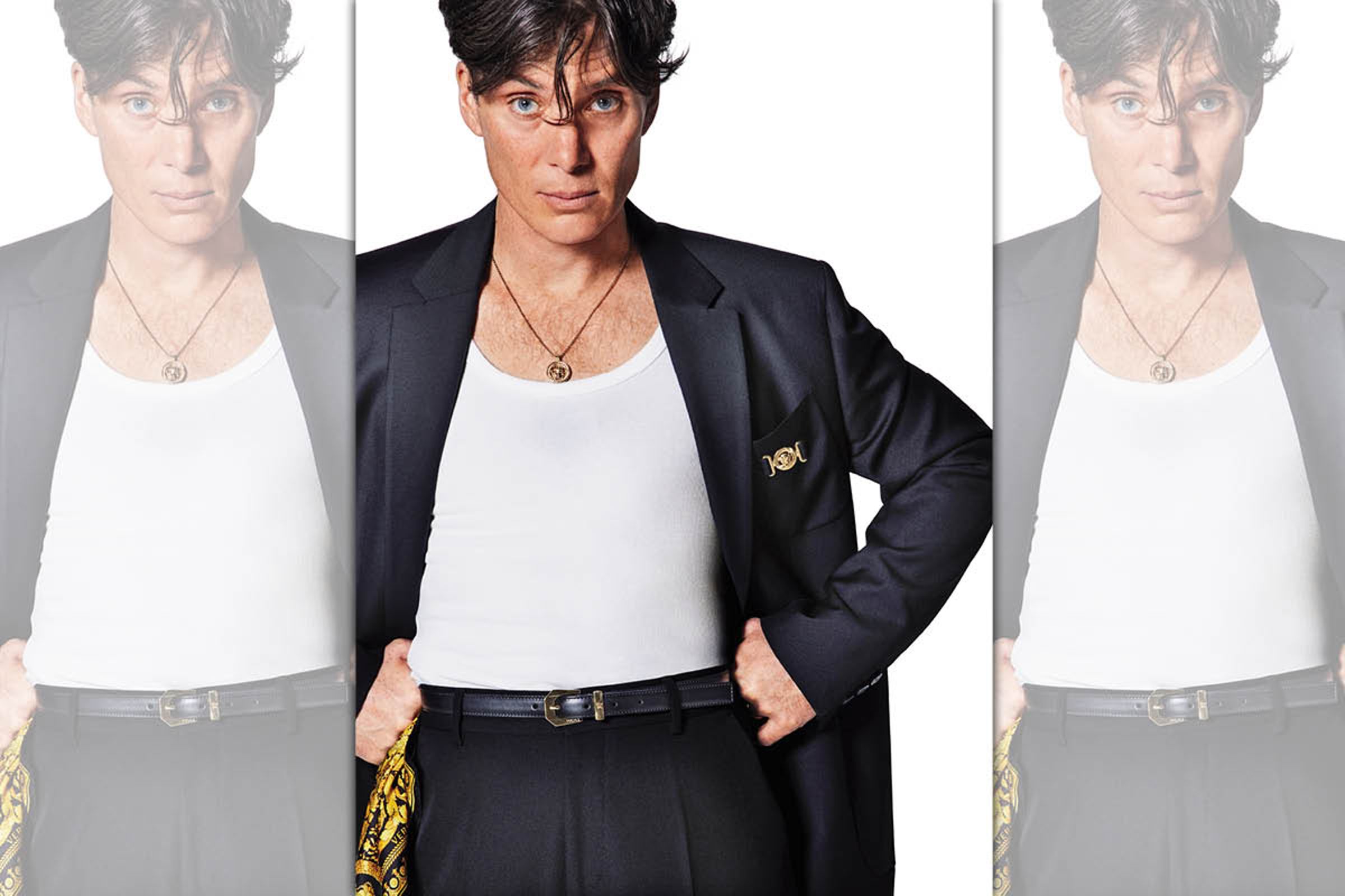 席尼墨菲認為Versace Icons系列作品散發強烈自信的氣場,契合他的個人風格。(VERSACE提供)