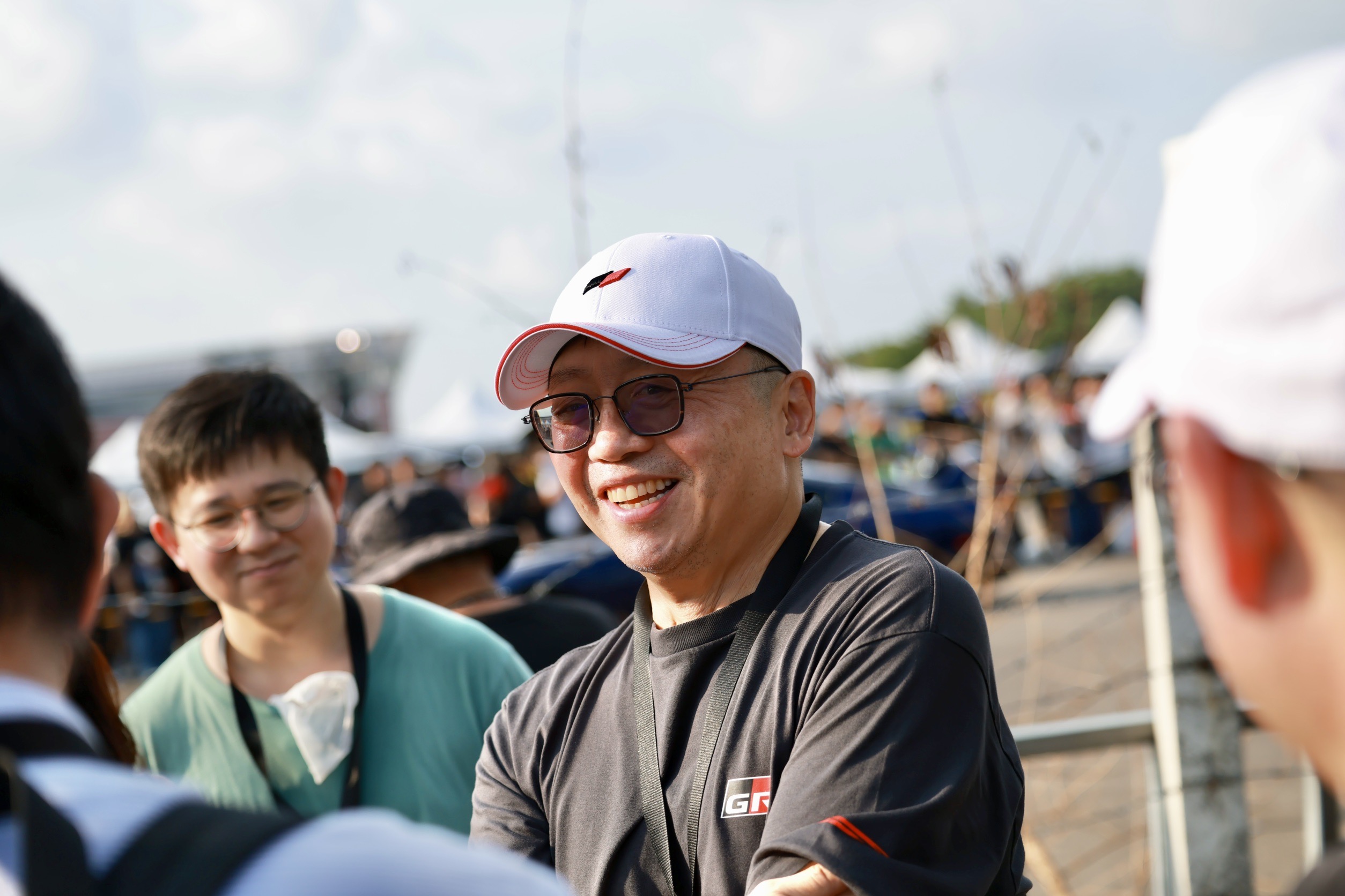 豐田汽車會長豐田章男現身力挺,讓和泰車總經理蘇純興相當開心。