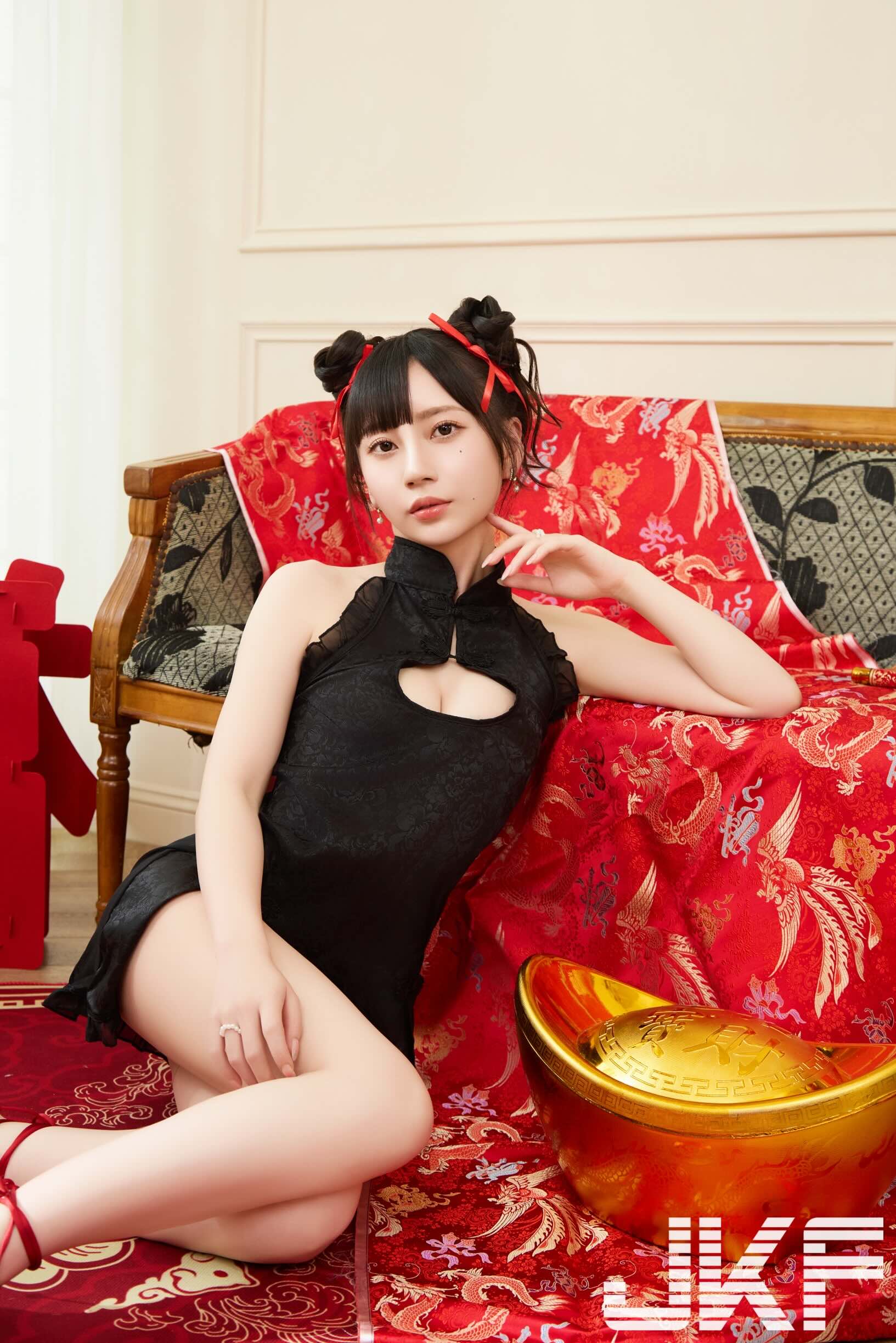  七澤米亞熱愛動畫追番與製作Cosplay服裝。（JKF提供）