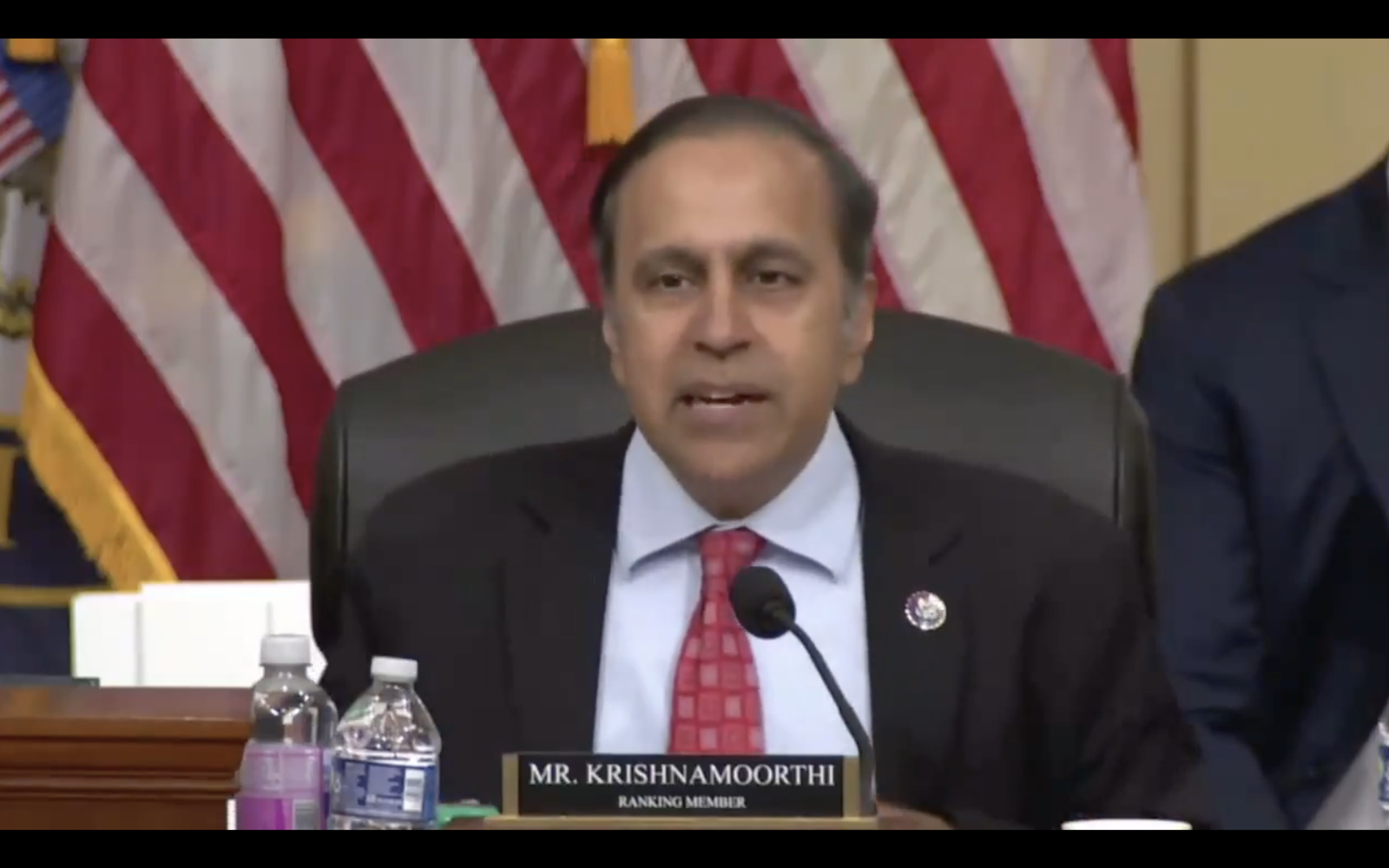 眾議員克利什納穆希挺台立場堅定。(翻攝X@CongressmanRaja)
