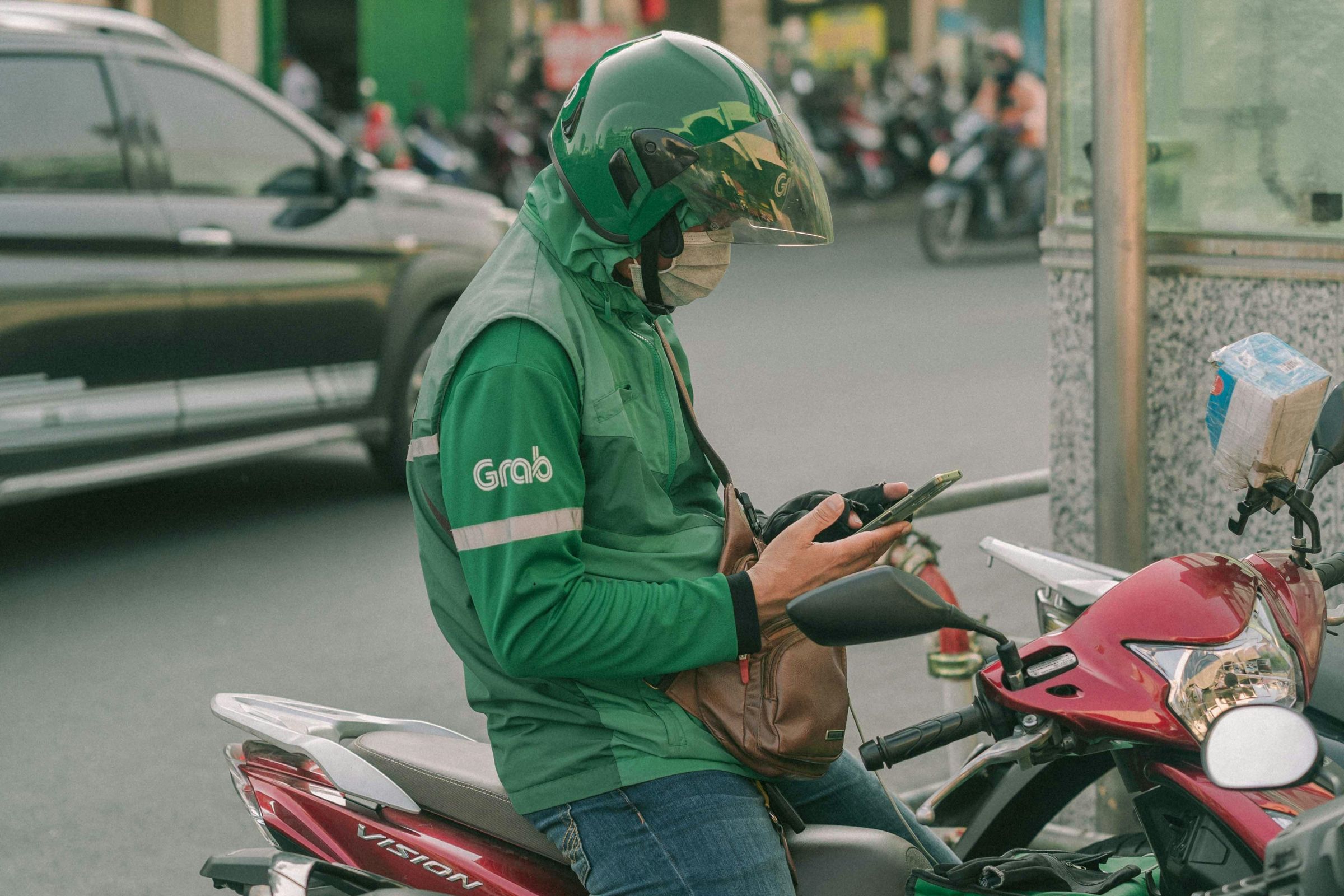 東南亞外送暨叫車巨頭Grab來勢洶洶,即將連闖公平會與投審會審查。示意圖(pexels提供)