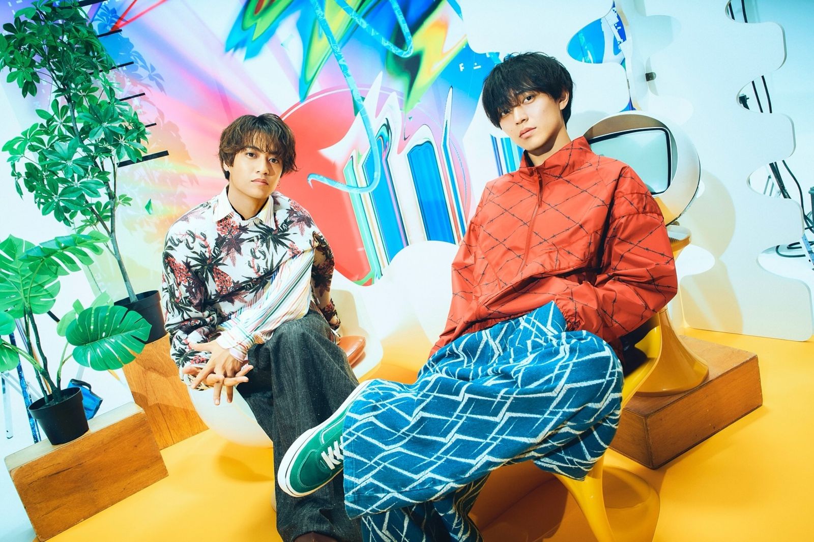 永瀬廉(右)與高橋海人是King & Prince組合,許多人都說他倆越來越像。(翻攝King & Prince INS)