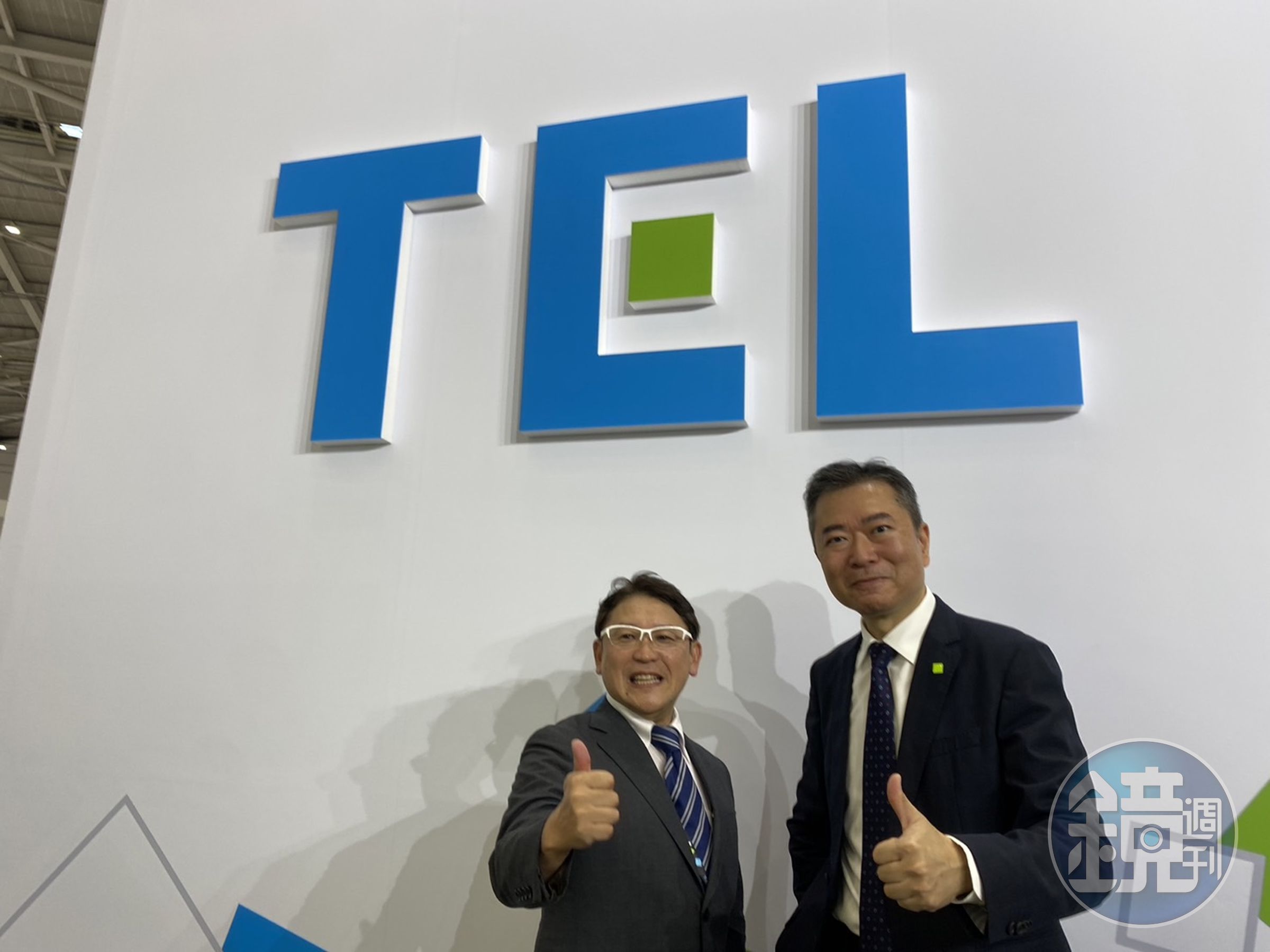 東京威力科創總裁張天豪（右）表示，未來五年會投資1.5兆日圓，因應先進半導體製造應用需求。