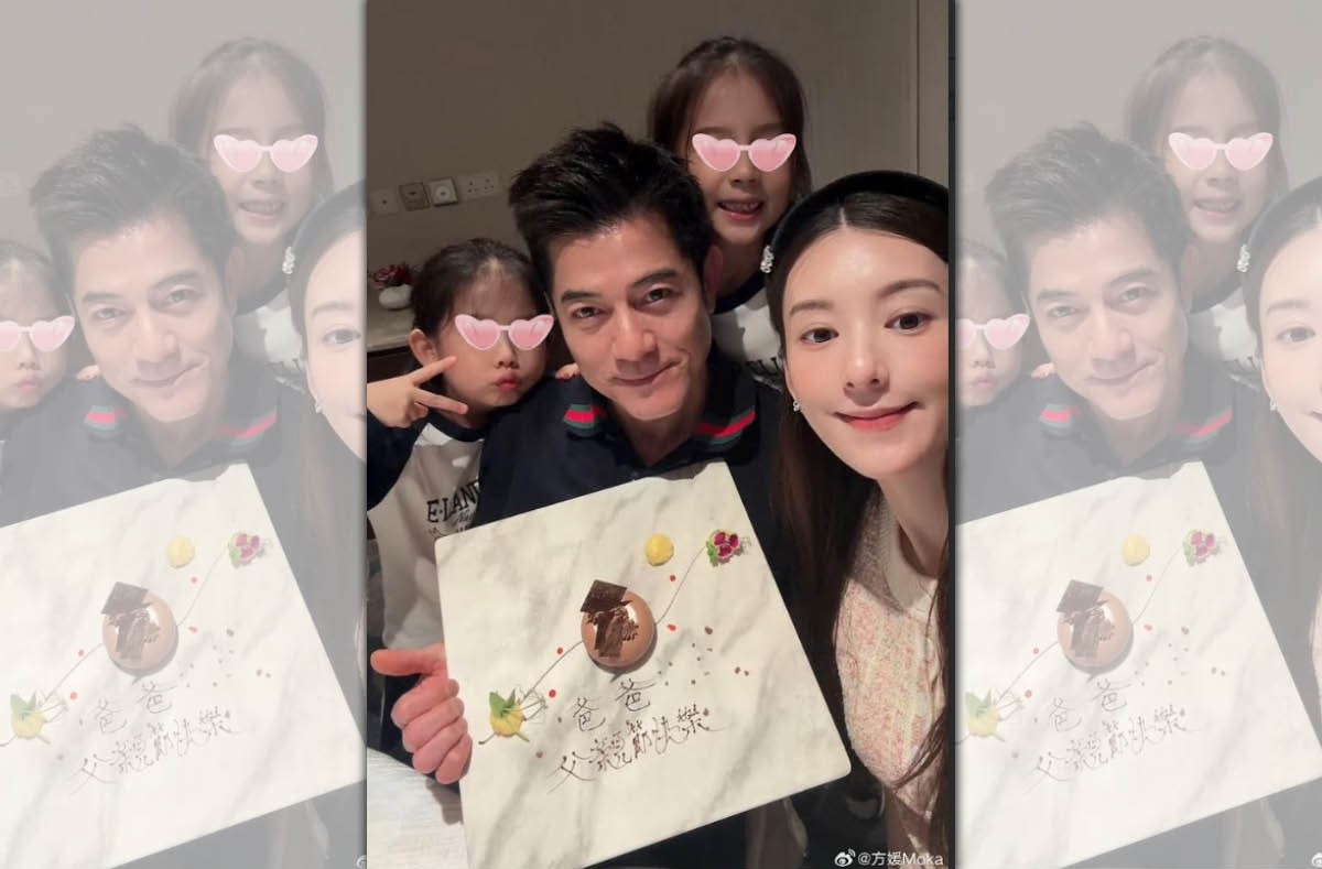 郭富城與方媛已育有2個女兒，但外傳郭富城一直想再生個兒子，方媛再度懷孕確實一點也不意外。（方媛微博）