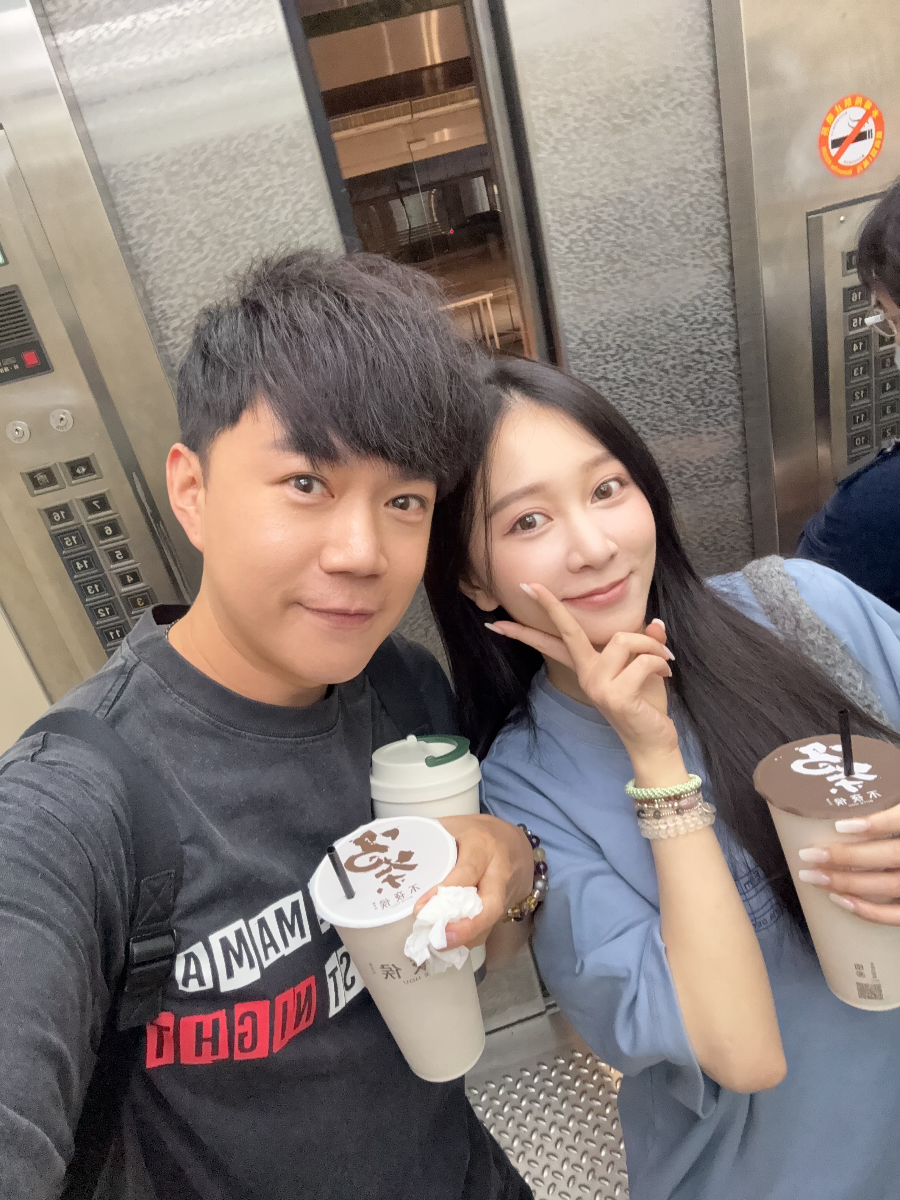 李岳與女神篠崎泫兩人是無話不談的好朋友。（李岳提供）