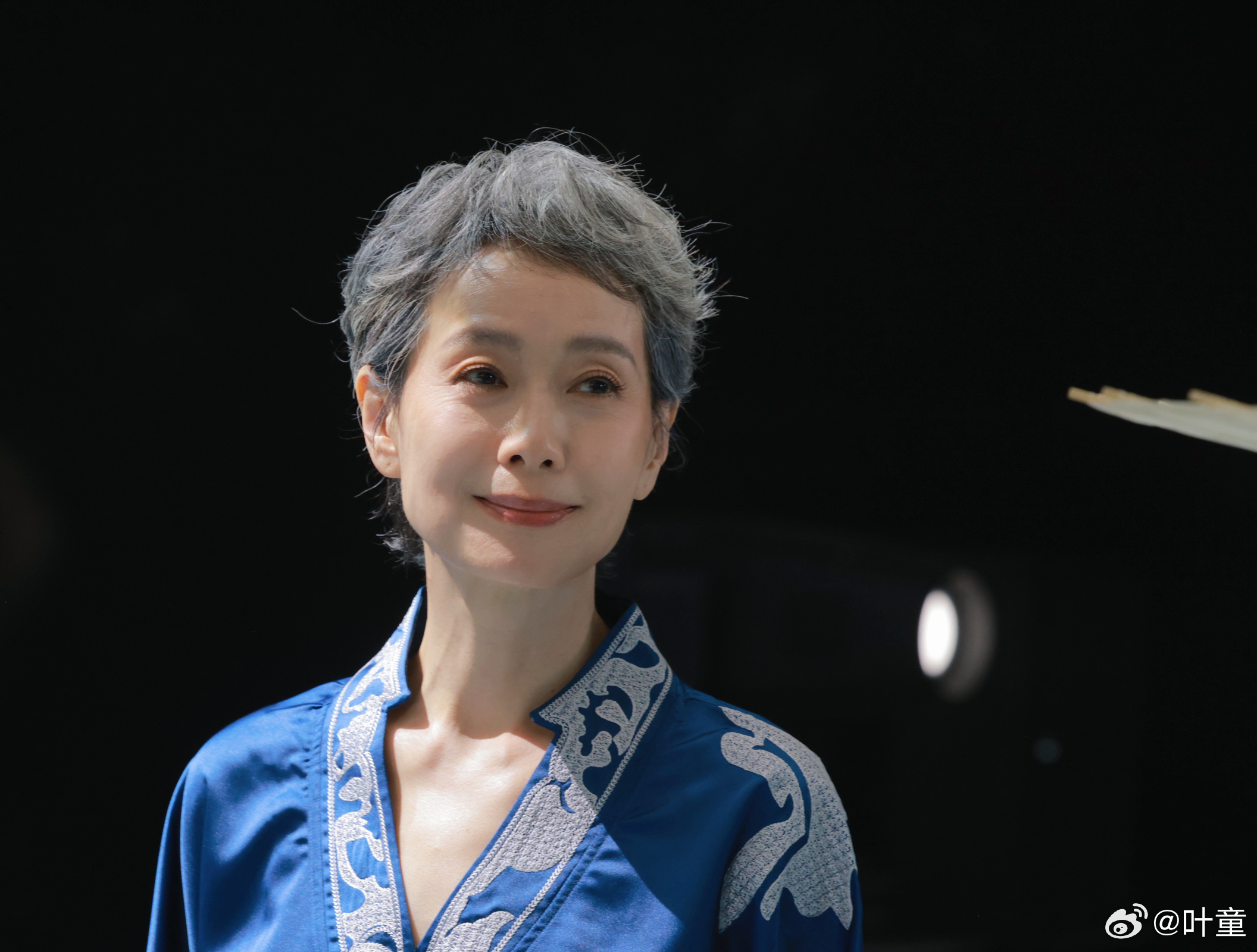 葉童走紅香港影壇多年，近年工作多在大陸，最近才開通微博與粉絲互動。（葉童微博）