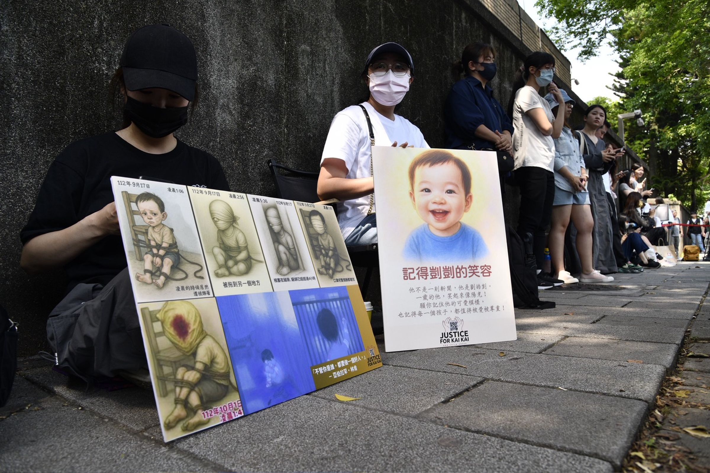 剴剴案今(13日)宣判保母劉彩萱、劉若琳一審刑期。(鏡報新聞網提供)