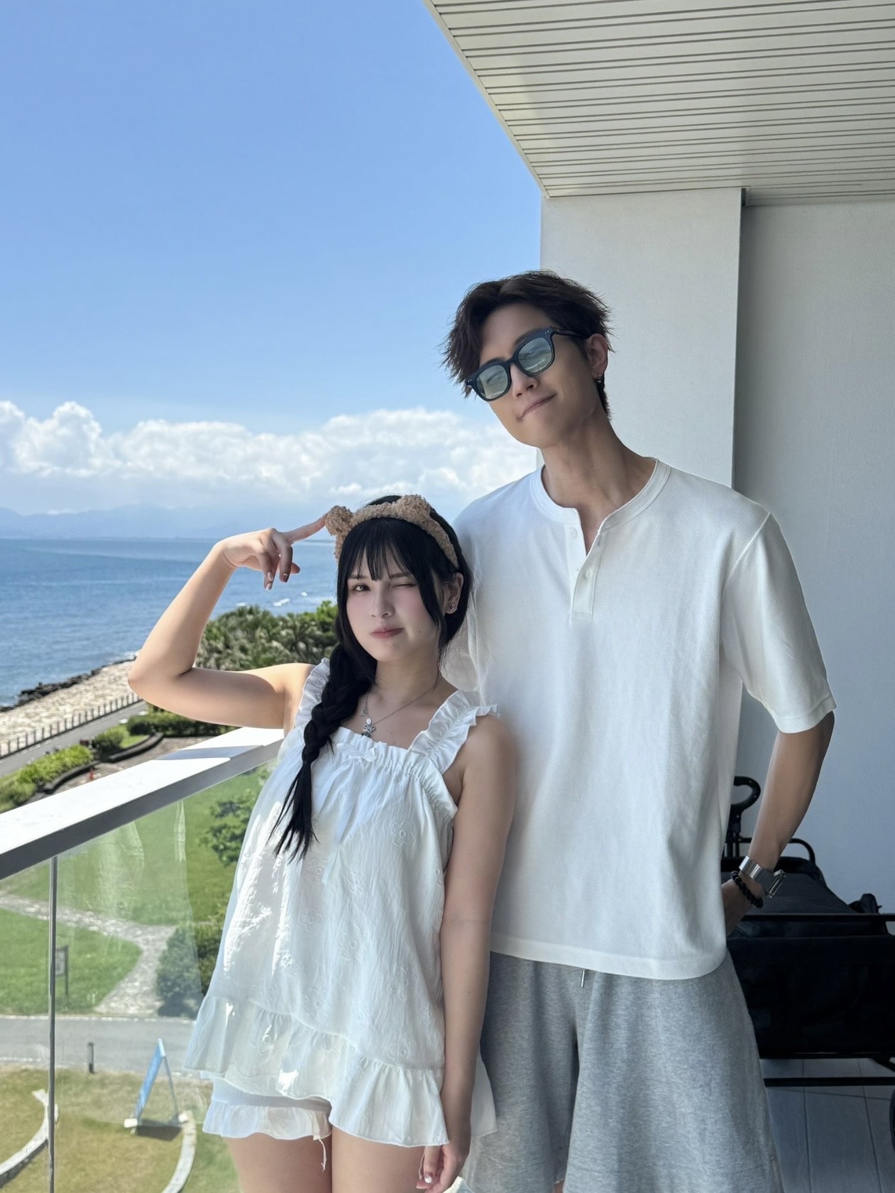 〈遇見愛〉MV邀來范姜彥豐擔任男主角，與俐蓁Lizhen有不少互動。（XG娛樂提供）