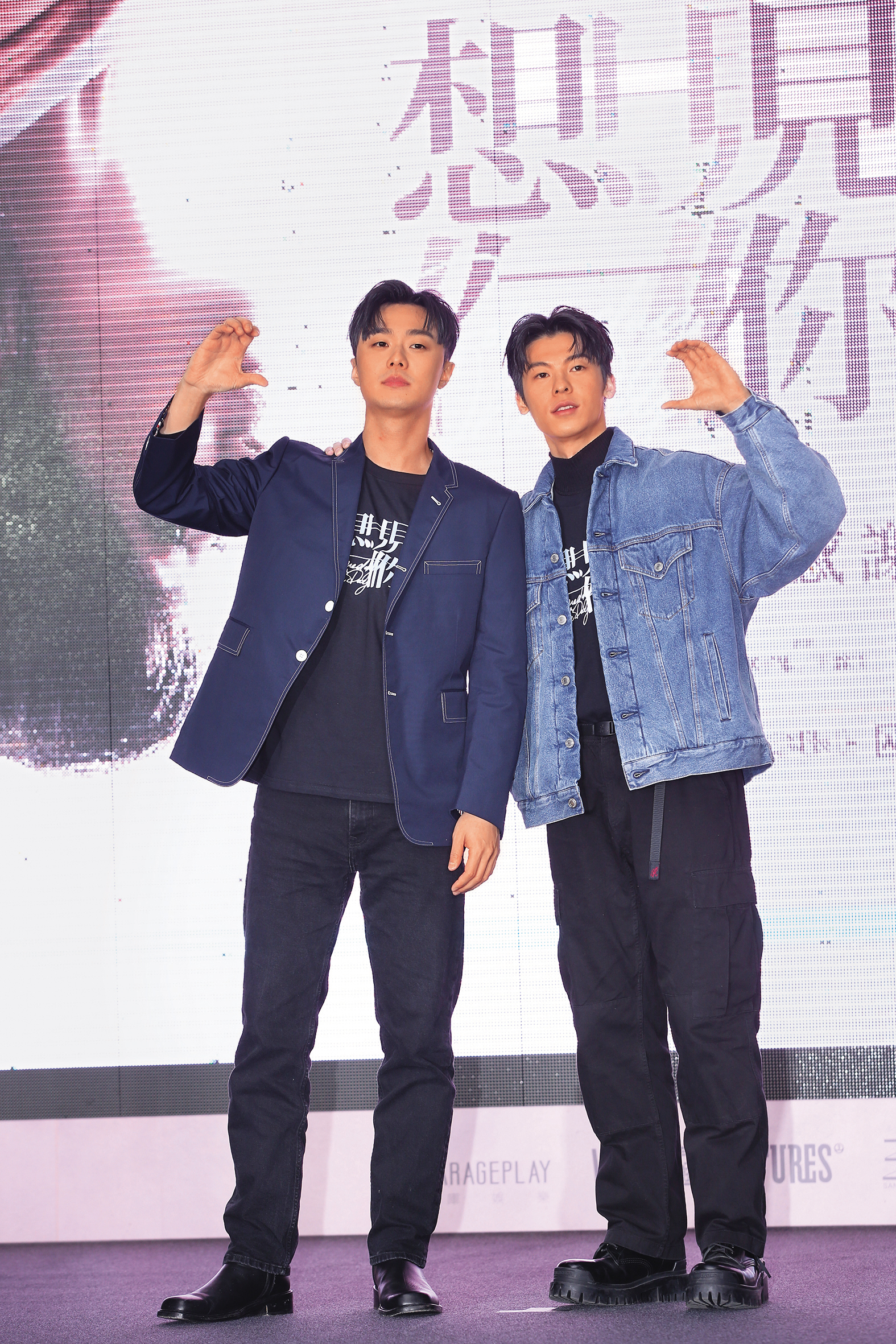 一同演出《想見你》的許光漢（右）已成亞洲紅星，人氣不低的施柏宇（左）也努力拓展國際市場。