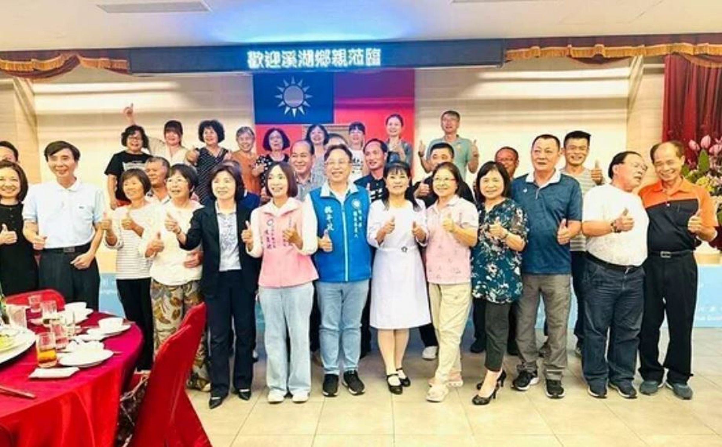 魏平政強調,因為是跑選舉拜票,若過度追問主辦細節也不合禮數。(民眾提供)