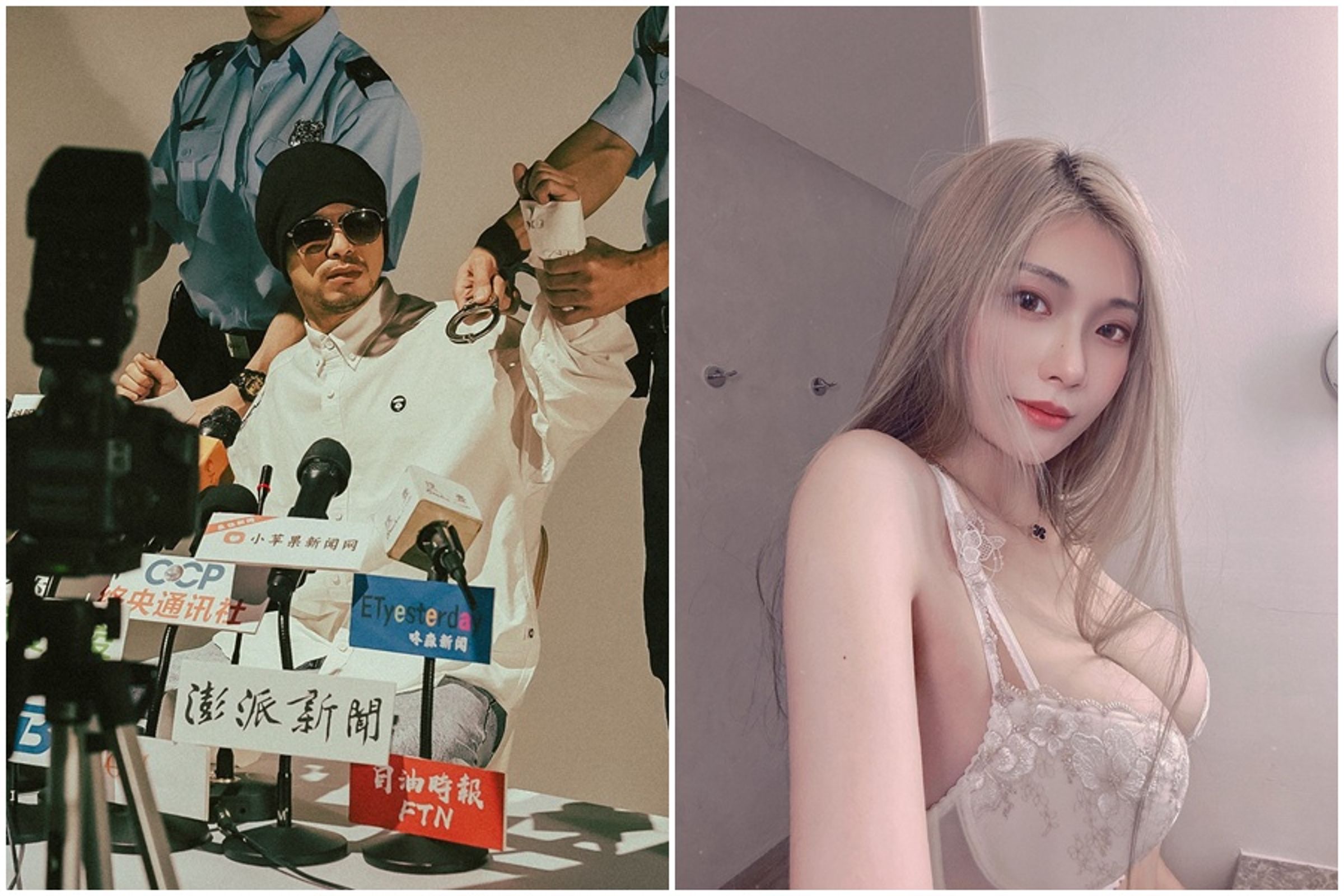 黃明志用「職業不分貴賤」形容謝侑芯,讓謝侑芯閨密謝薇安相當不滿。(翻攝自Namewee 黃明志、謝薇安 - Vivian臉書)