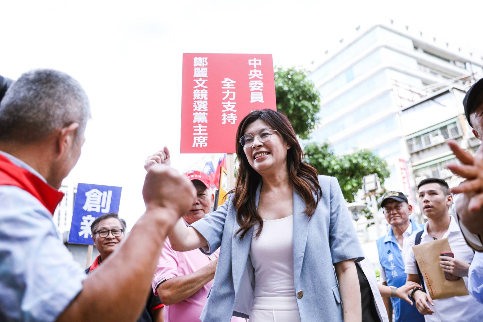 國民黨主席改選最新黨員民調曝光，鄭麗文囊括3成支持度。（鏡報鄒保祥）