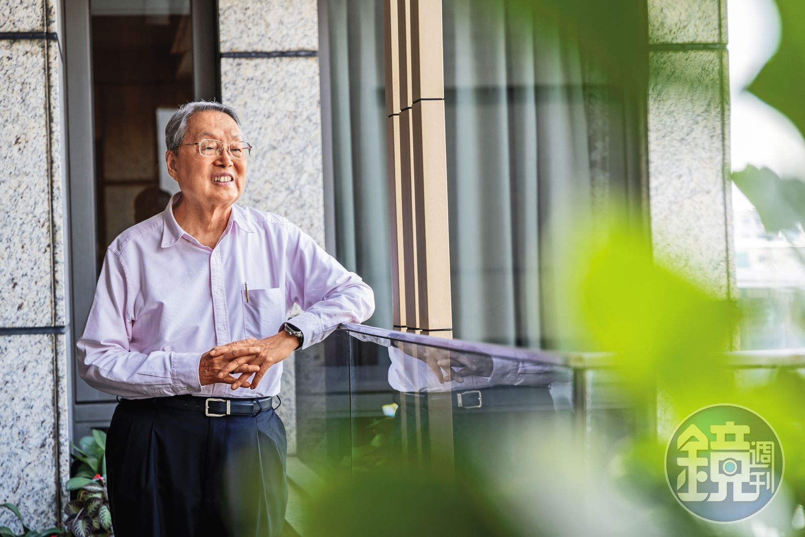 談起兒孫，宏碁集團創辦人施振榮神情隨之放鬆