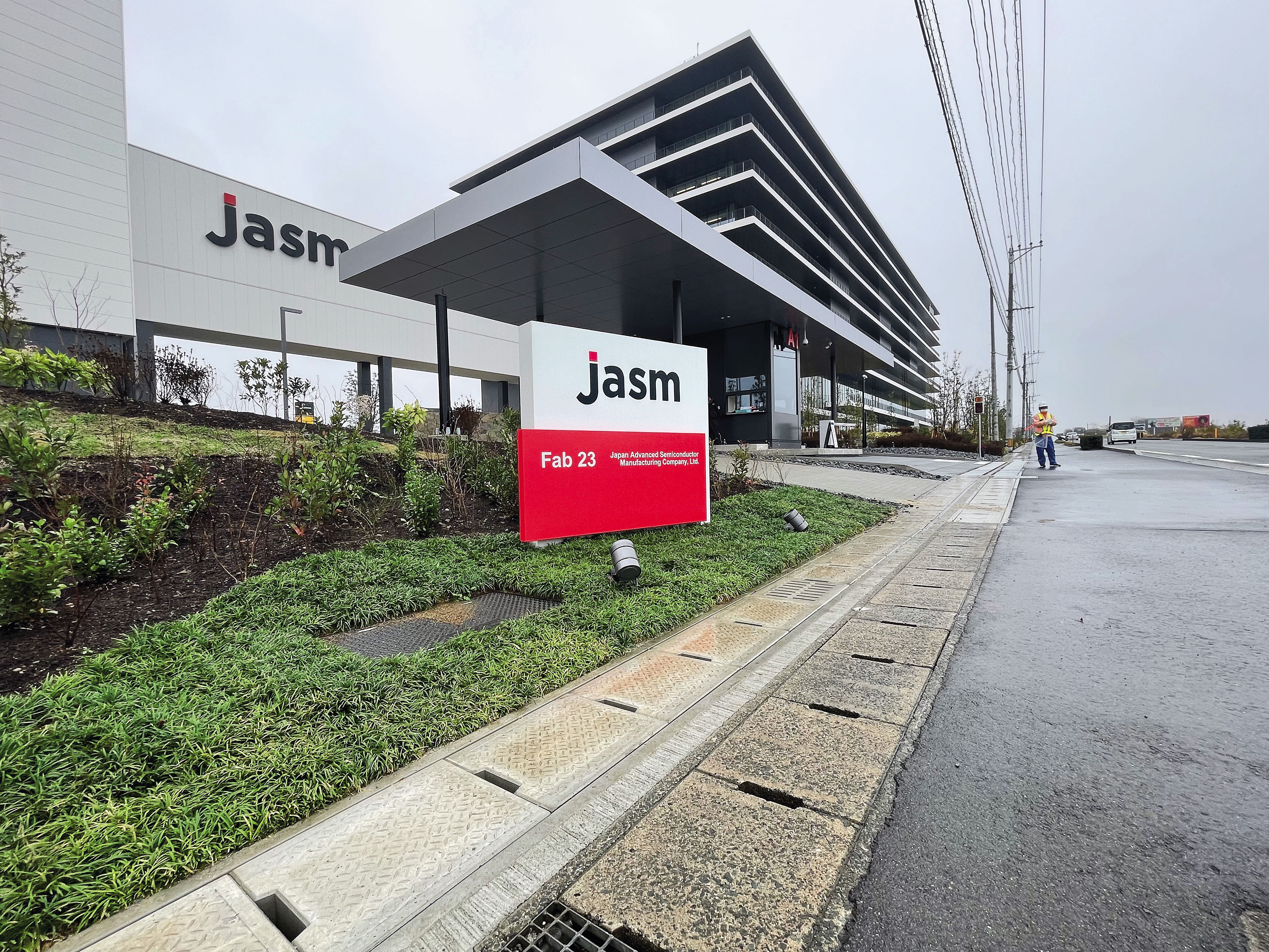 台積電熊本廠（JASM）持續虧損，二廠興建計畫傳出變更，目前已暫停。（陳仲興攝）