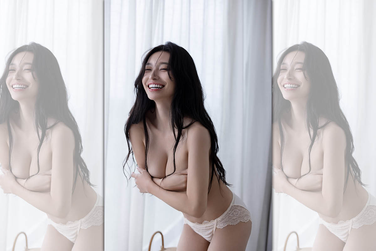 祈錦鈅去年升格成人母，產後立刻火速復工並拍攝個人首本寫真。（莉奈文創提供）