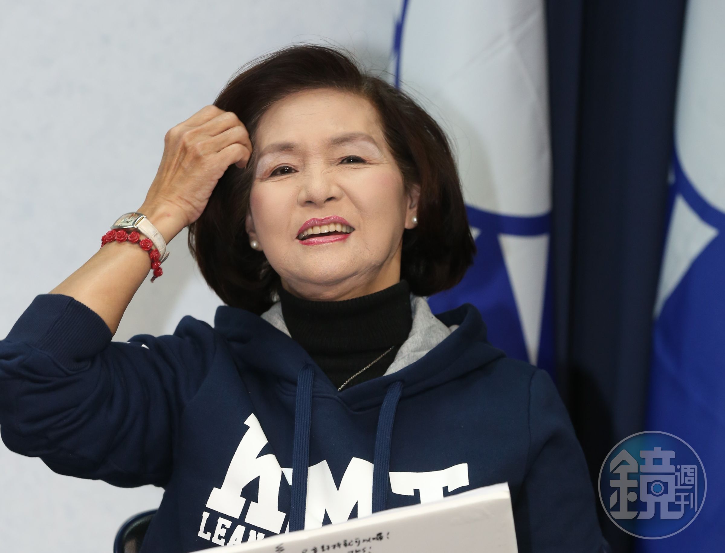 小兒子林澤民遭前女友提告後,有藍營民代聲稱受林姿妙(圖)所託介入協調。