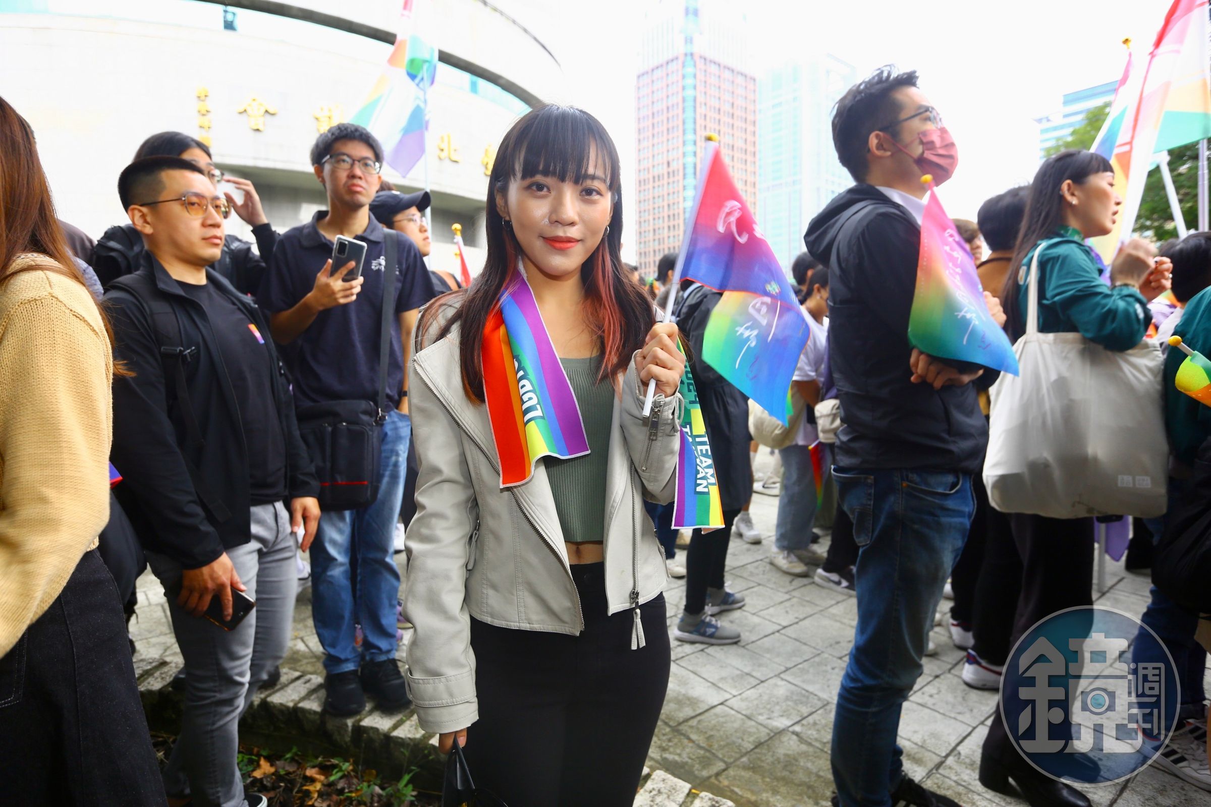 高雄市議員黃捷出席上週六同志大遊行。