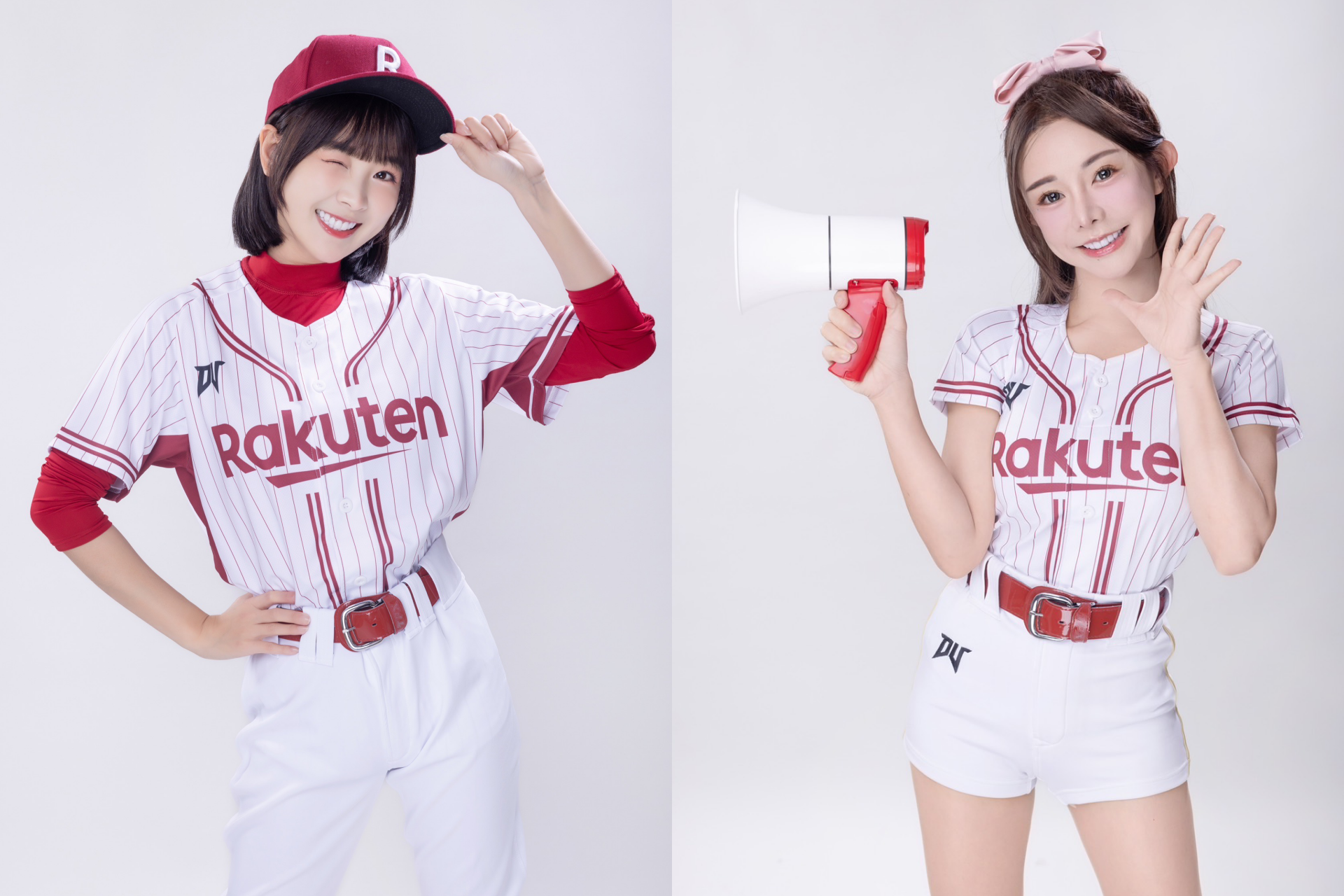 籃籃與巫苡萱新身分揭曉。（樂天桃猿提供）