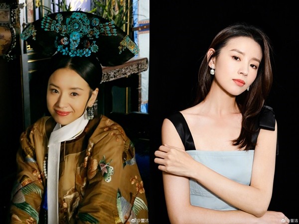 董潔歷經外遇風波後，靠著演出《如懿傳》中的富察皇后，才又翻紅。（翻攝自微博）