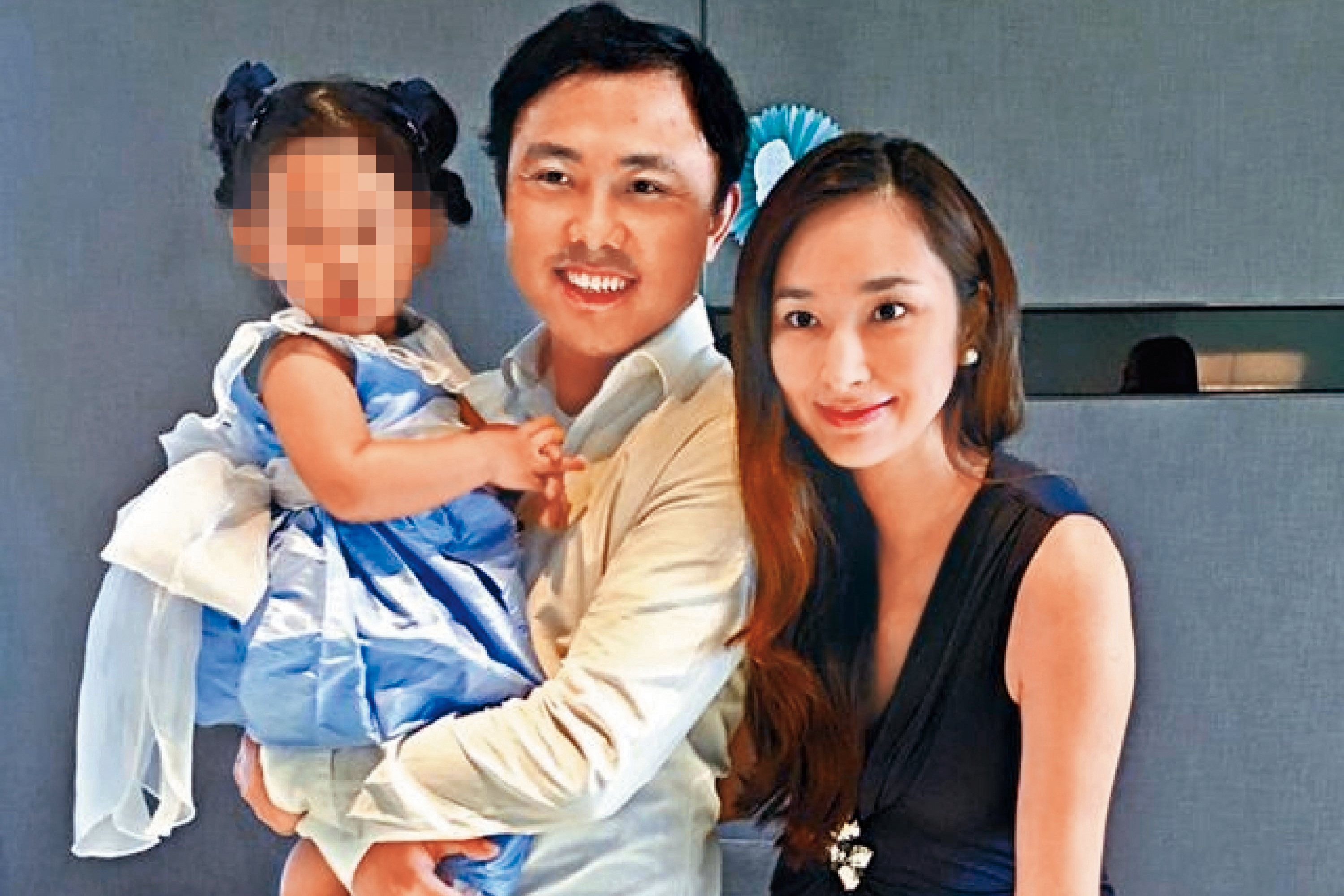 本刊除了掌握吳佩慈（右）的最新聚會照片，也有她孩子的爸紀曉波（中 ）被美國聯邦調查局通緝的消息。（翻攝自吳佩慈臉書）