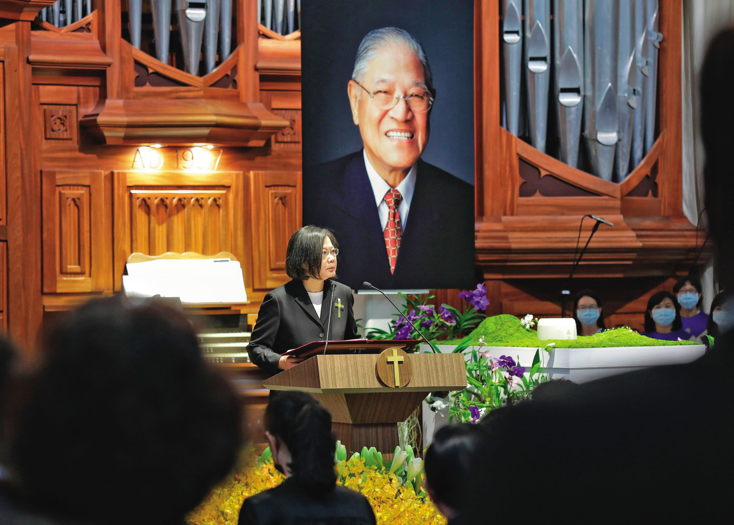 李登輝過世後，政府以「國葬規格」協辦其喪禮。（總統府提供）